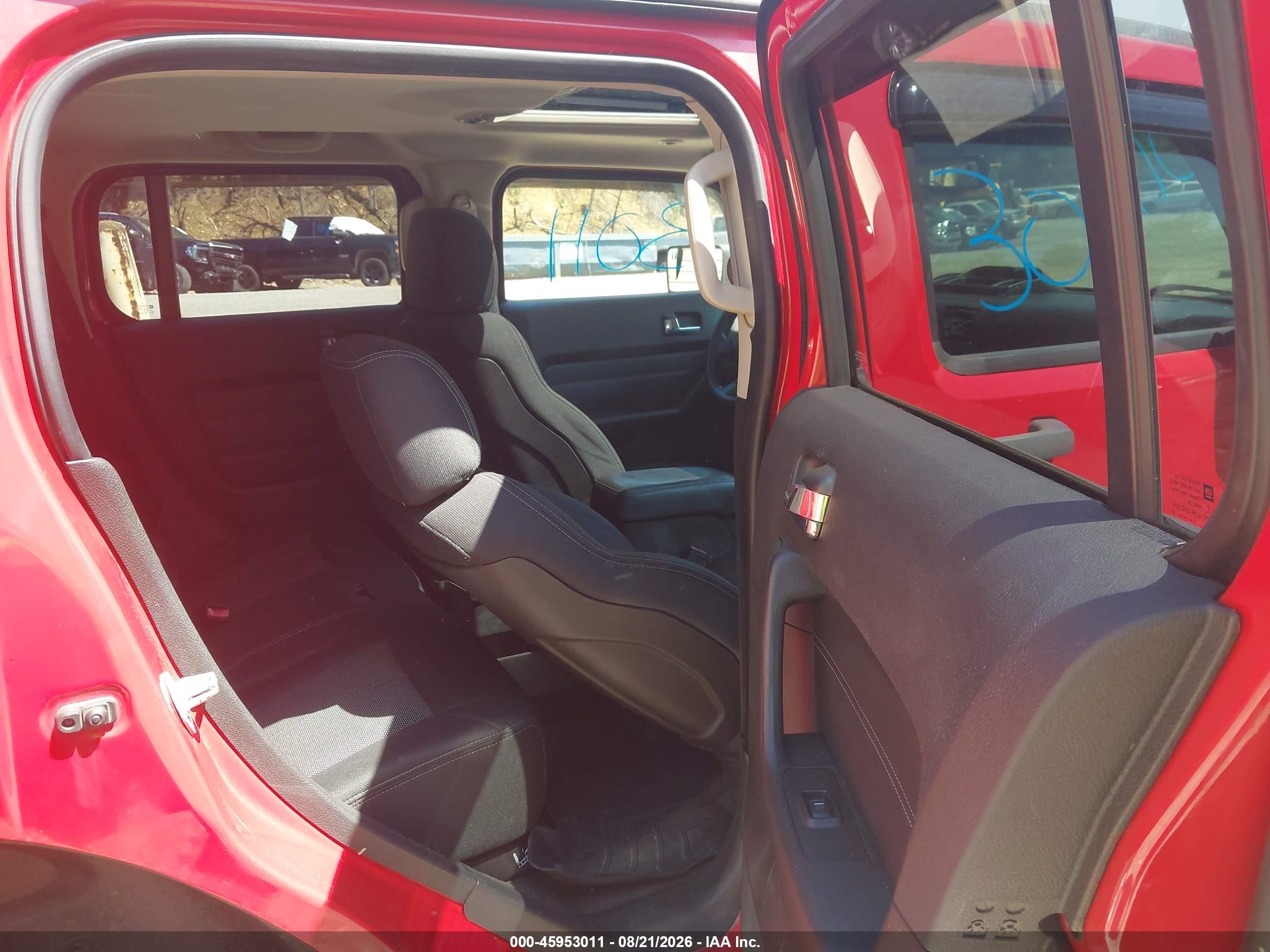 2009 Hummer H3 Suv   Red vin: 5GTEN13E598103281