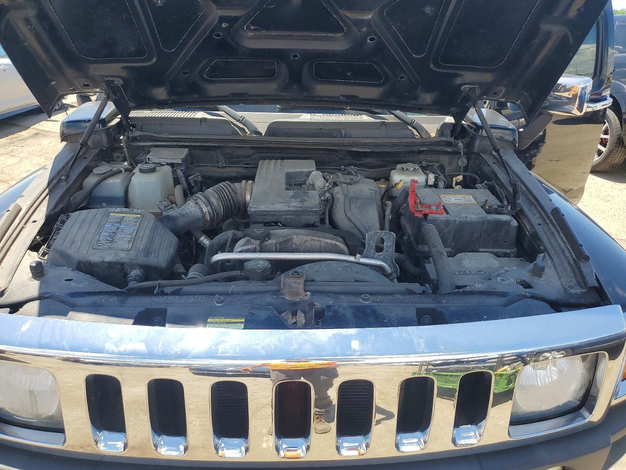 2009 Hummer H3 Black vin: 5GTEN13E698106836