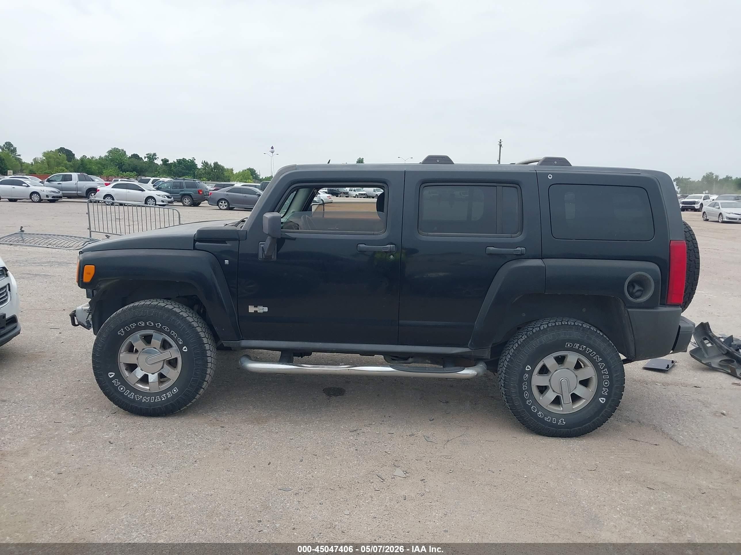 2009 Hummer H3 Suv   Черный vin: 5GTEN13E698108537
