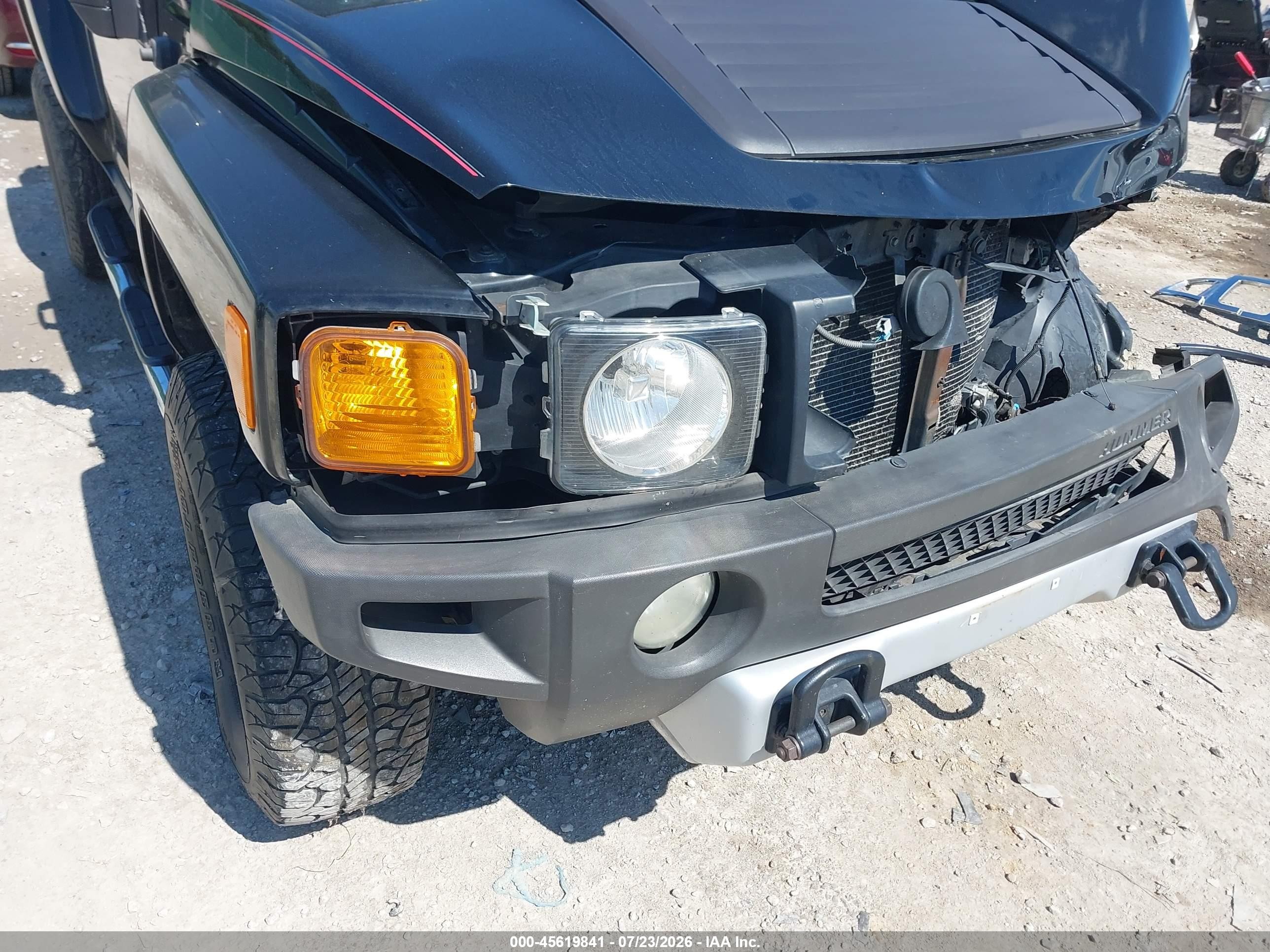 2009 Hummer H3 Suv   Black vin: 5GTEN13E798113343