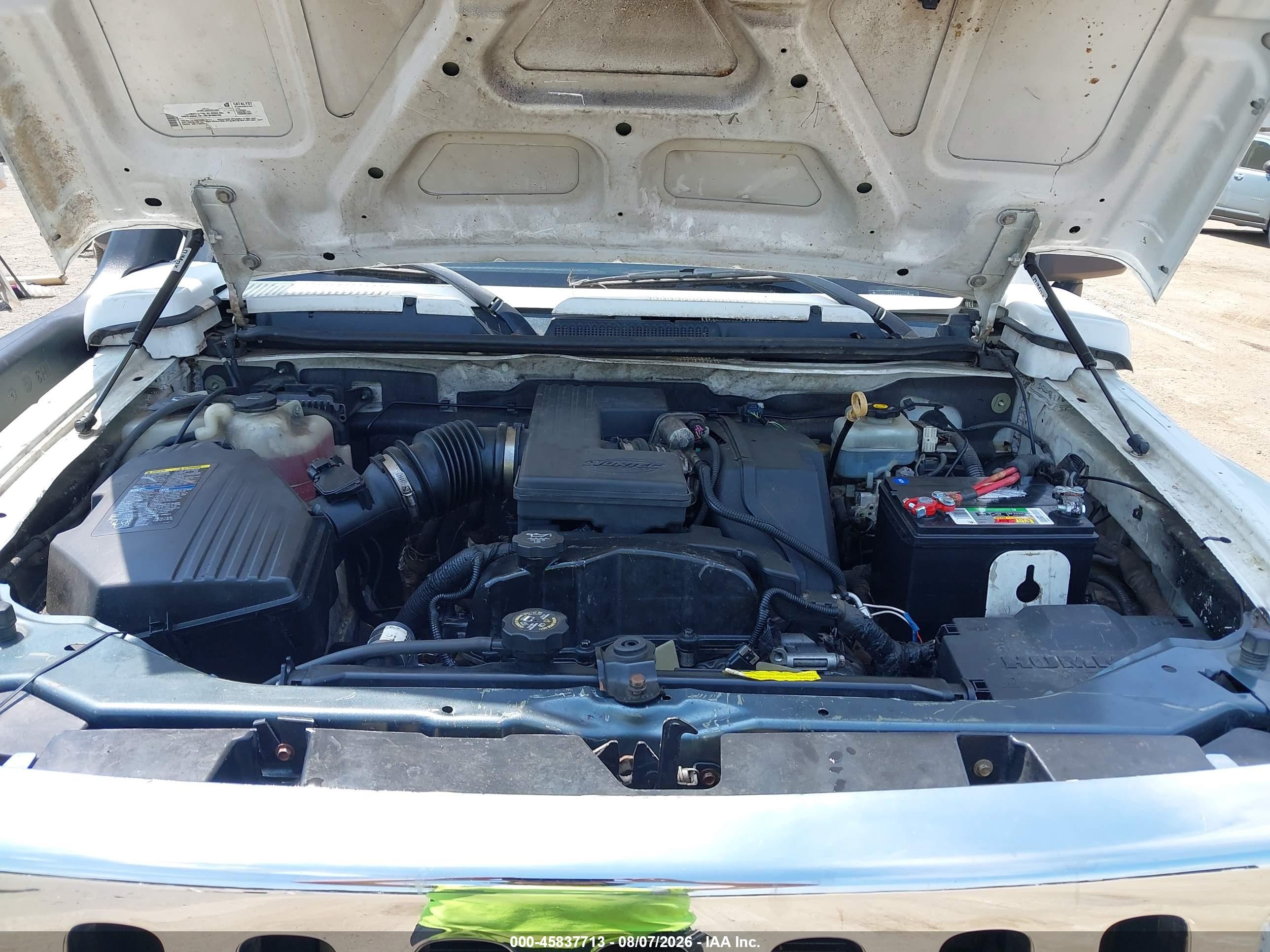 2008 Hummer H3 Suv Luxury White vin: 5GTEN13E888155566