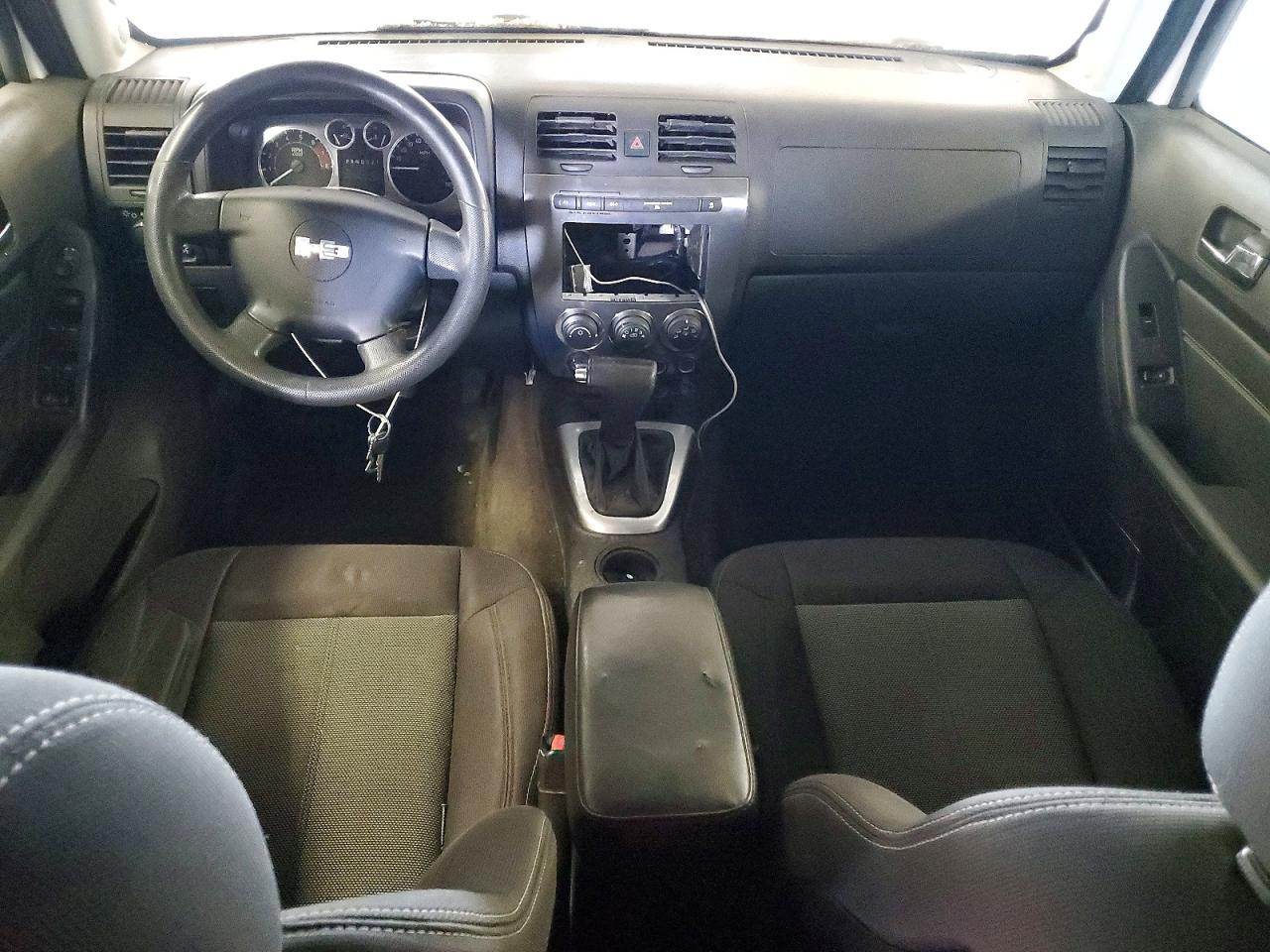 2009 Hummer H3 White vin: 5GTEN13E898107051