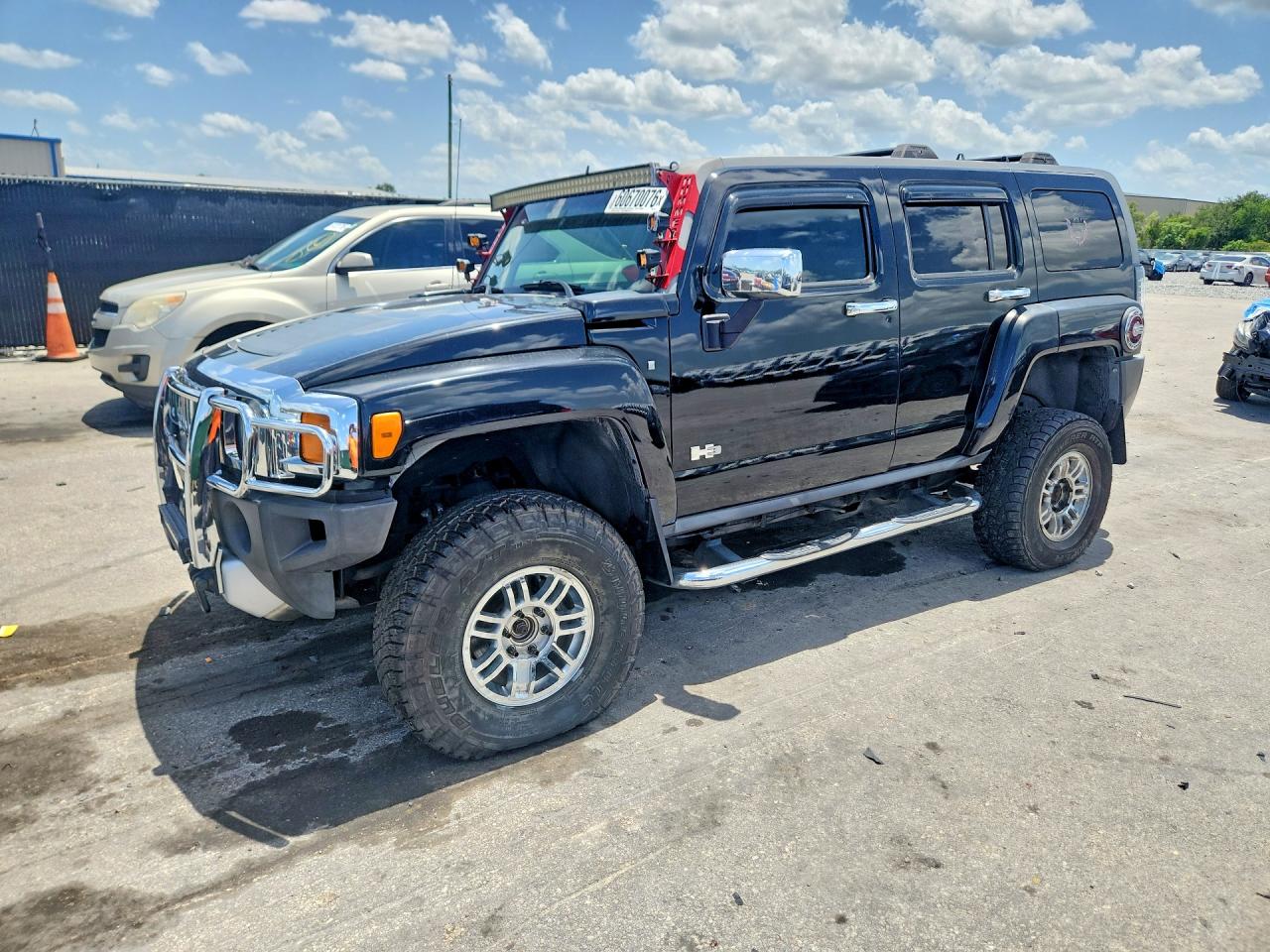2009 Hummer H3 Black vin: 5GTEN13E898143175