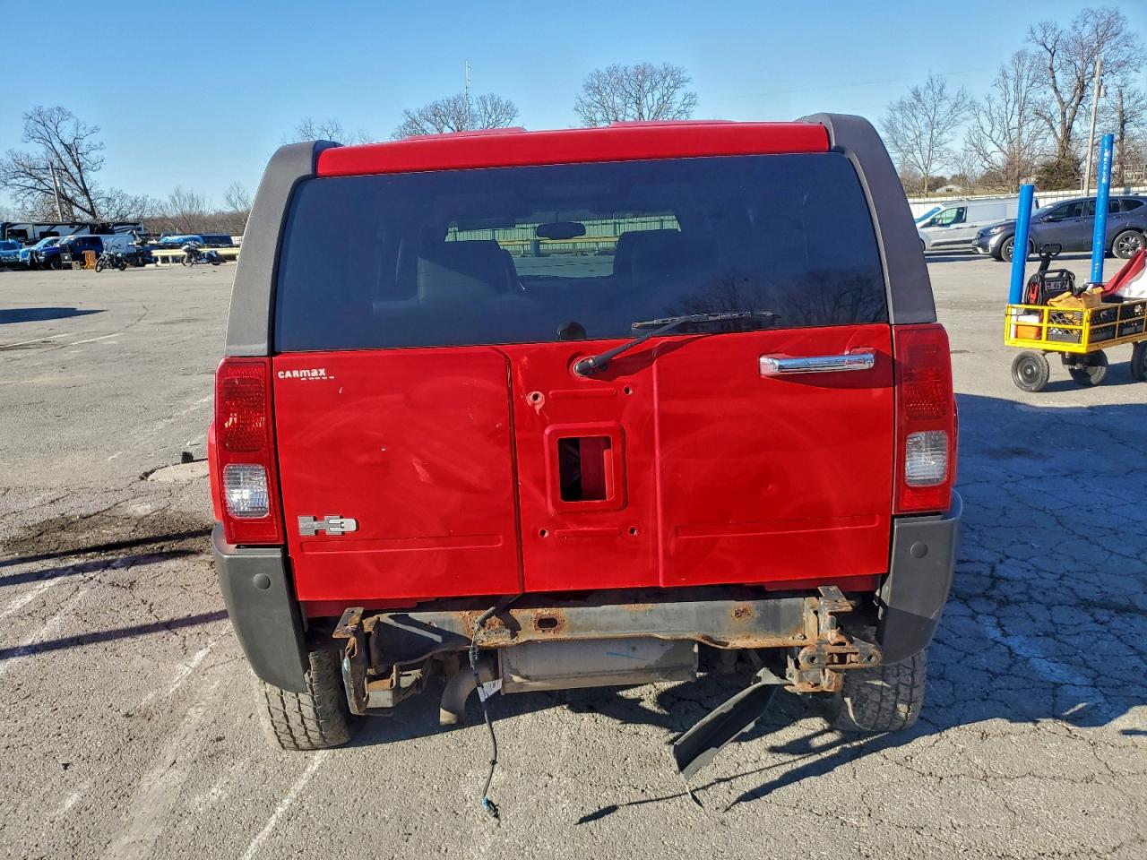 2008 Hummer H3 Красный vin: 5GTEN13EX88133228