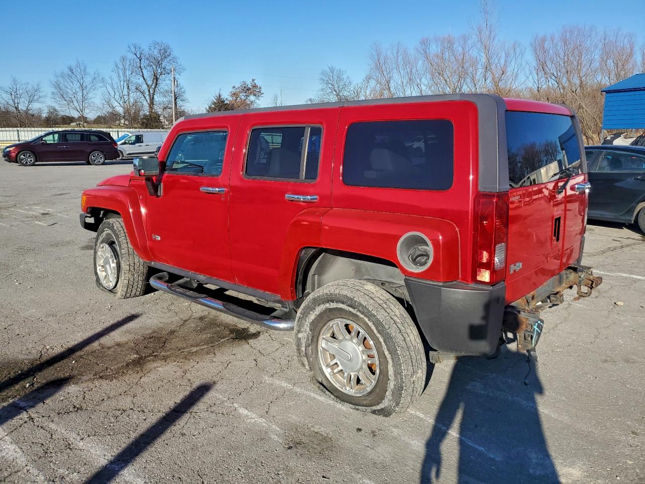 2008 Hummer H3 Красный vin: 5GTEN13EX88133228