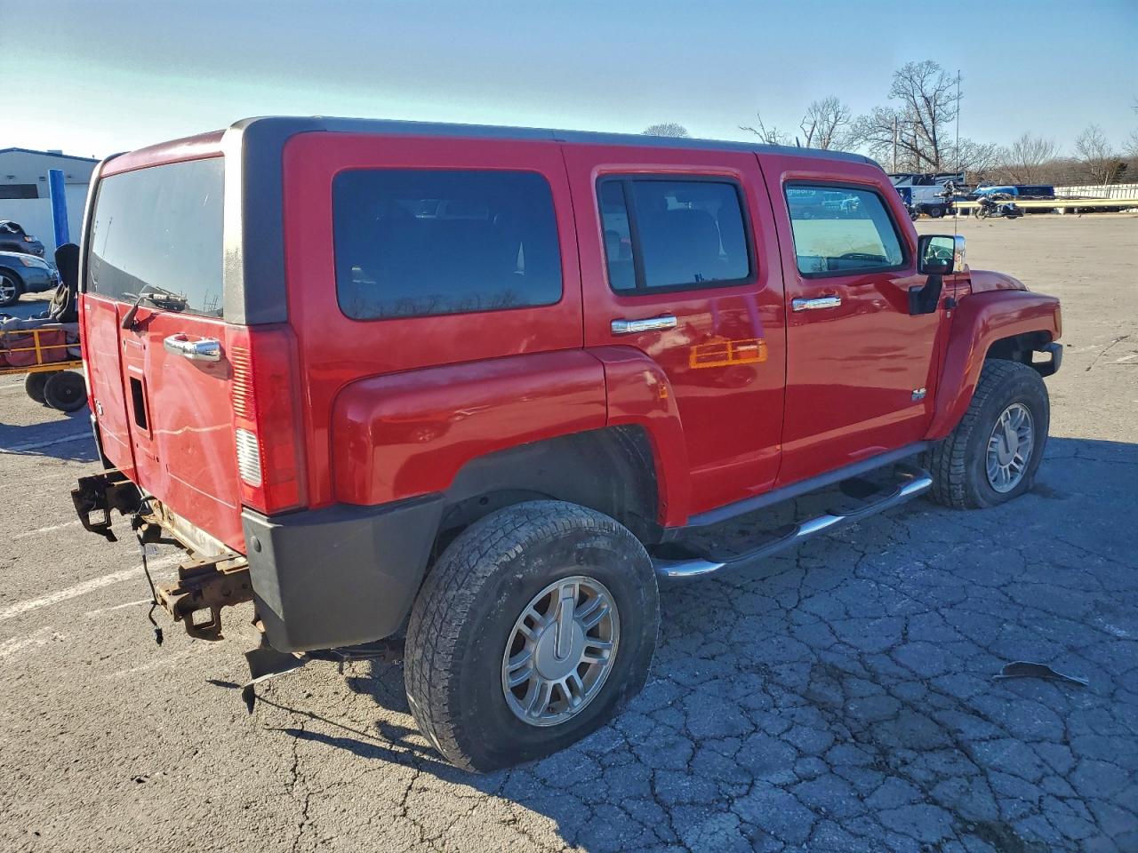 2008 Hummer H3 Красный vin: 5GTEN13EX88133228