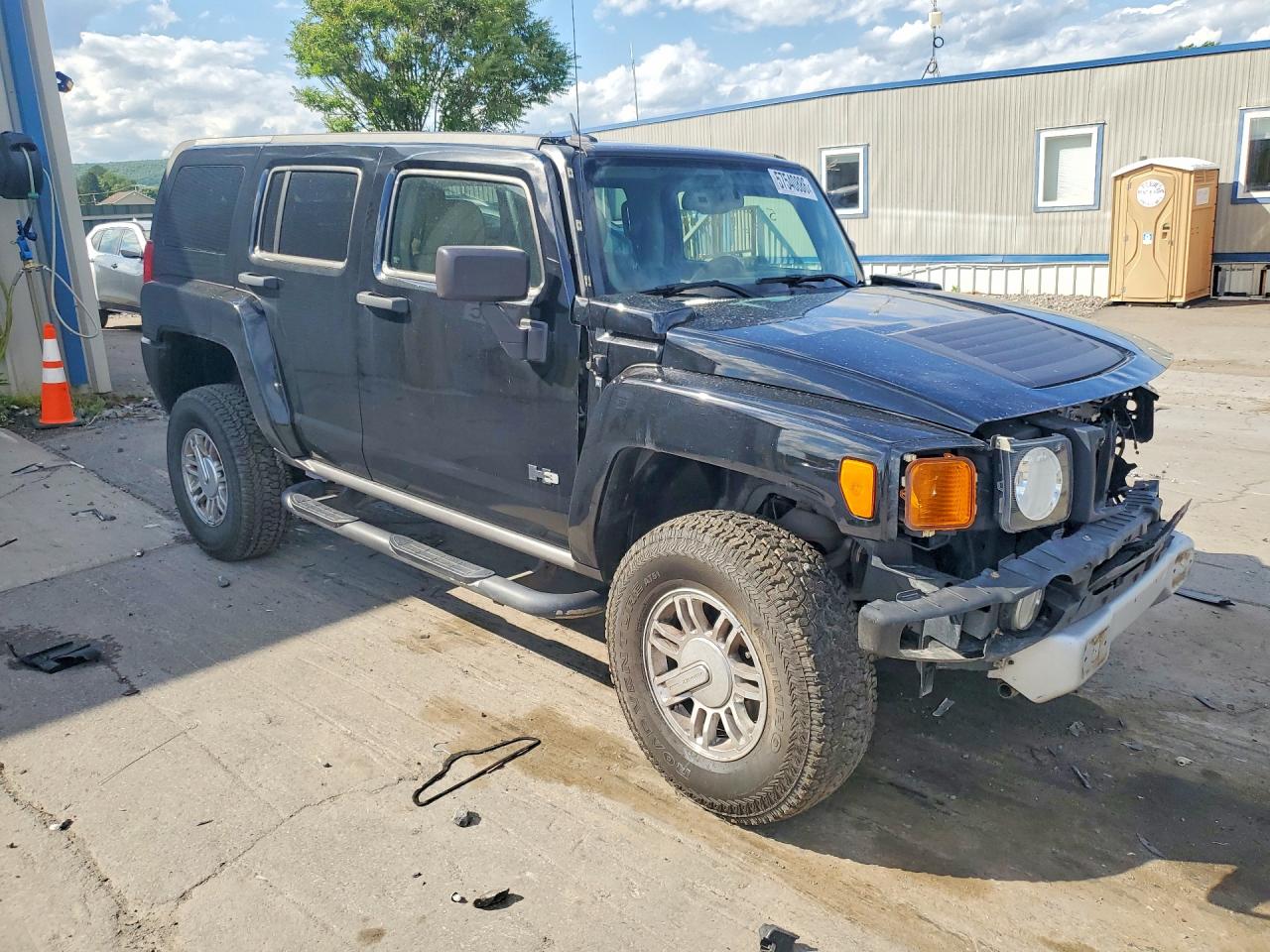 2008 Hummer H3 Черный vin: 5GTEN13EX88146979