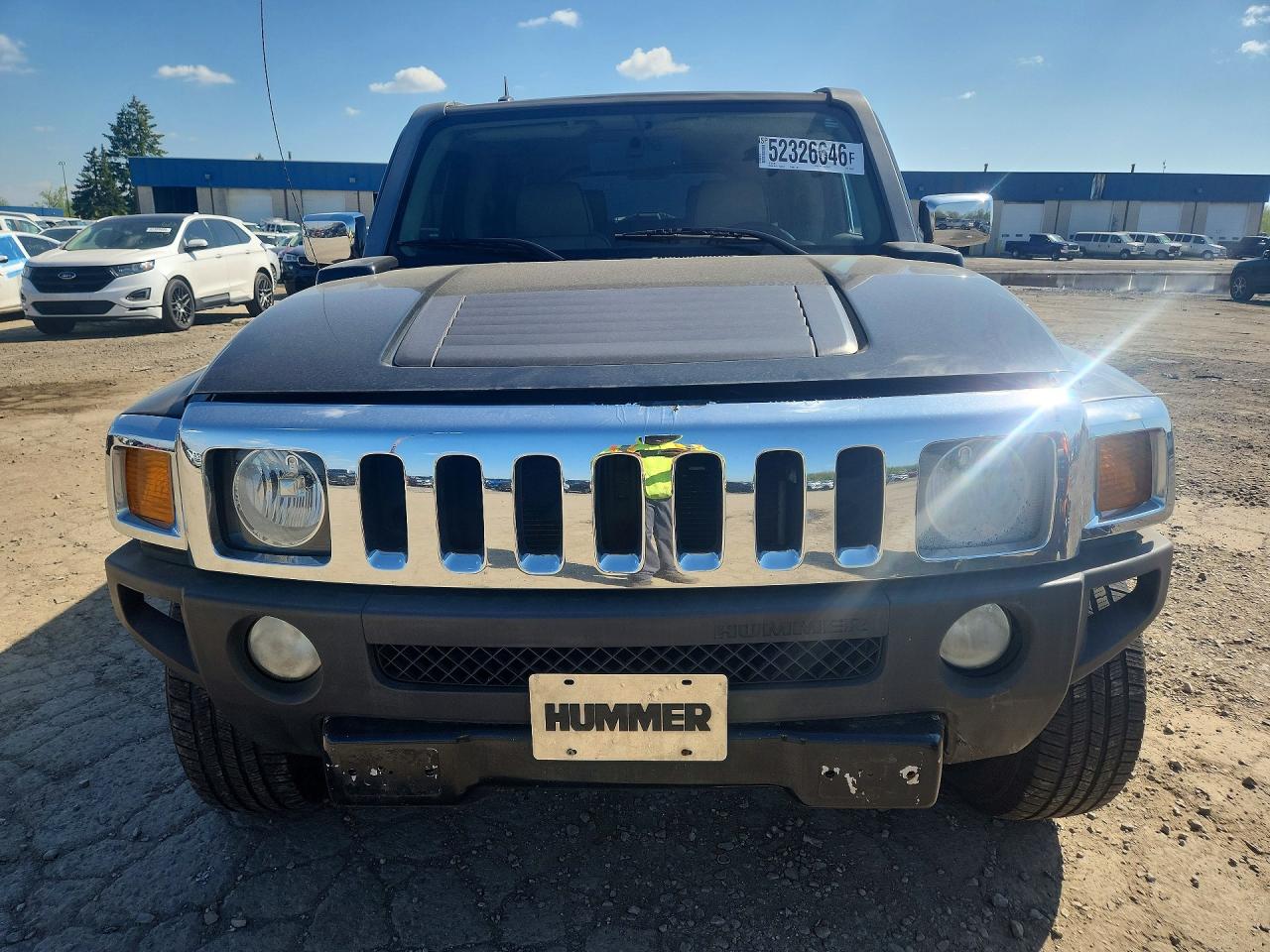 2008 Hummer H3 Black vin: 5GTEN13EX88152586