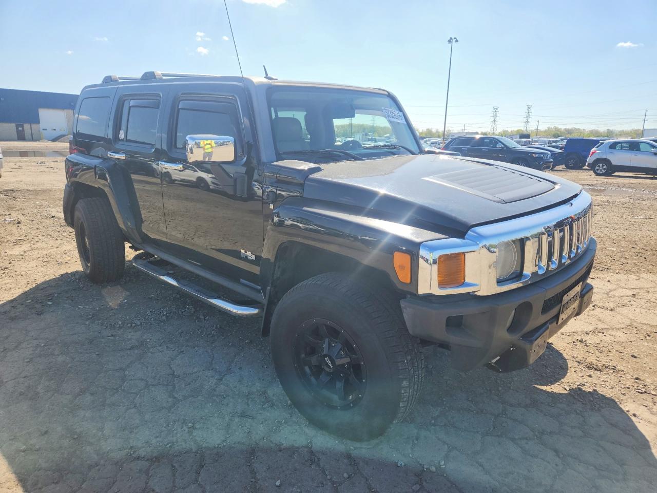 2008 Hummer H3 Black vin: 5GTEN13EX88152586
