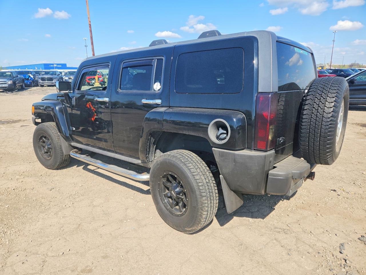 2008 Hummer H3 Black vin: 5GTEN13EX88152586