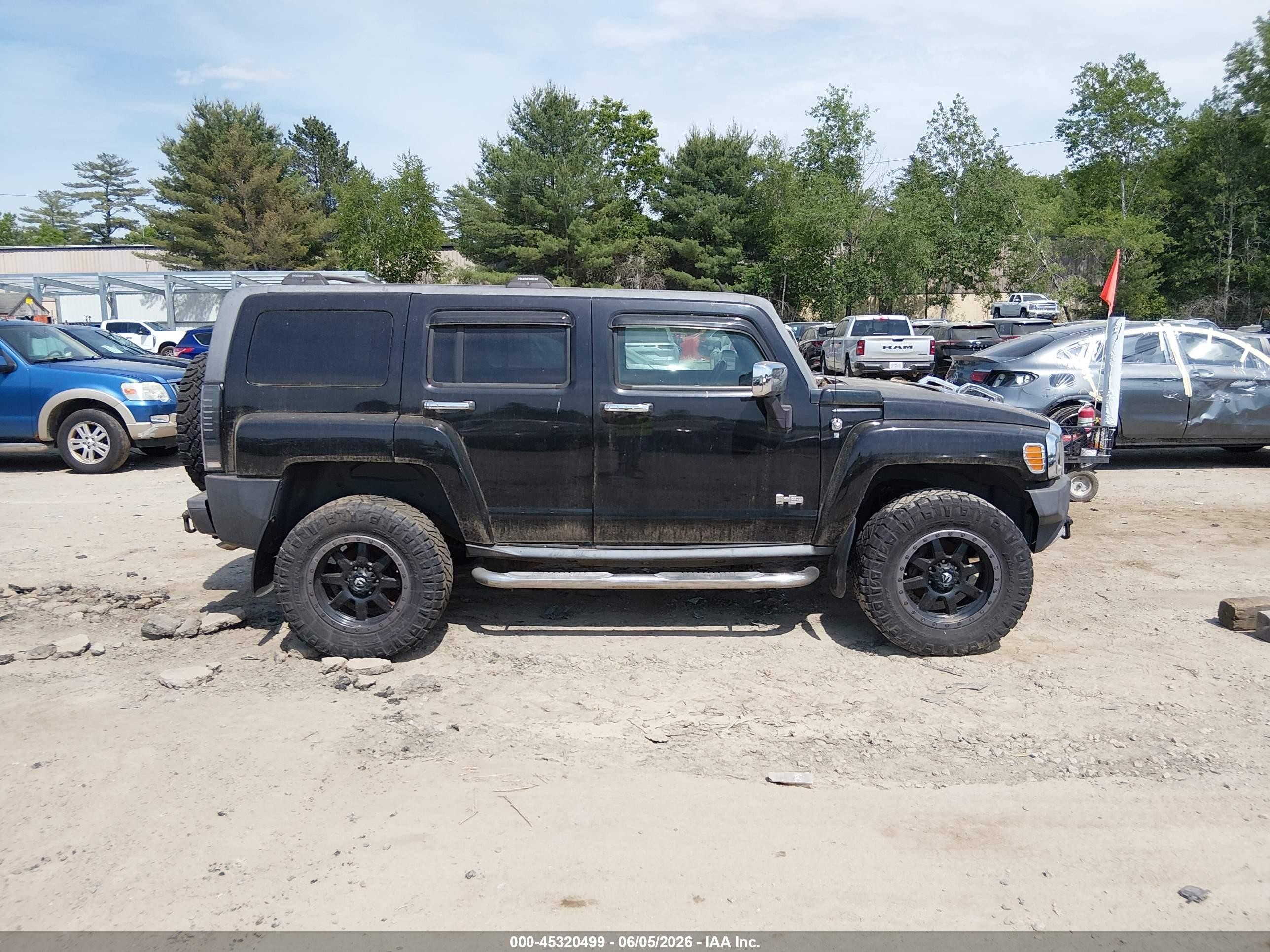 2008 Hummer H3 Suv Alpha Black vin: 5GTEN13L188144357