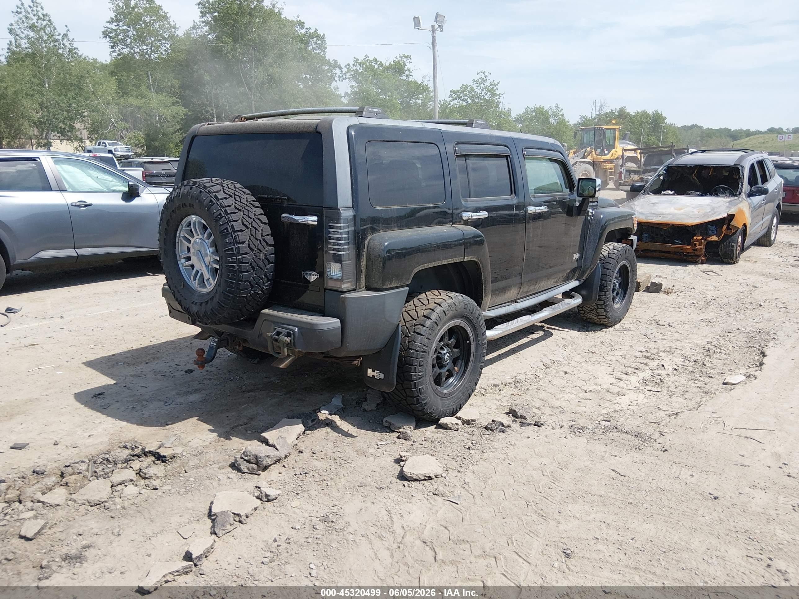 2008 Hummer H3 Suv Alpha Black vin: 5GTEN13L188144357