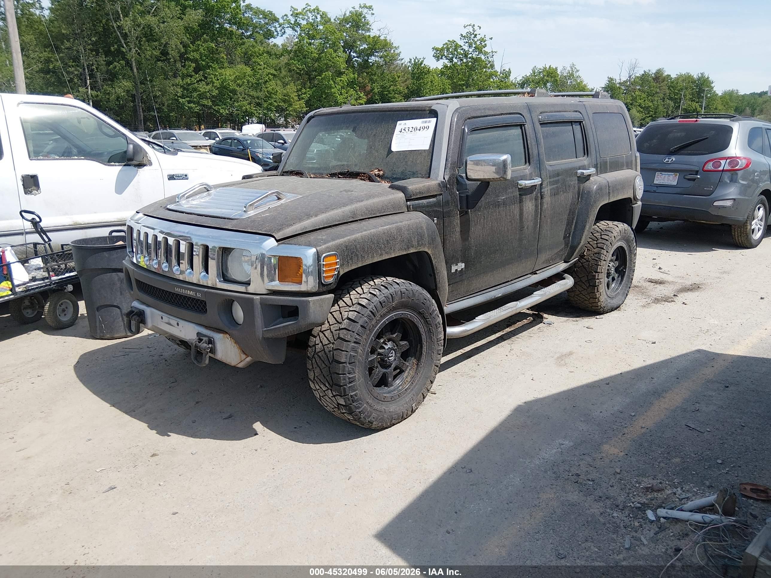 2008 Hummer H3 Suv Alpha Black vin: 5GTEN13L188144357