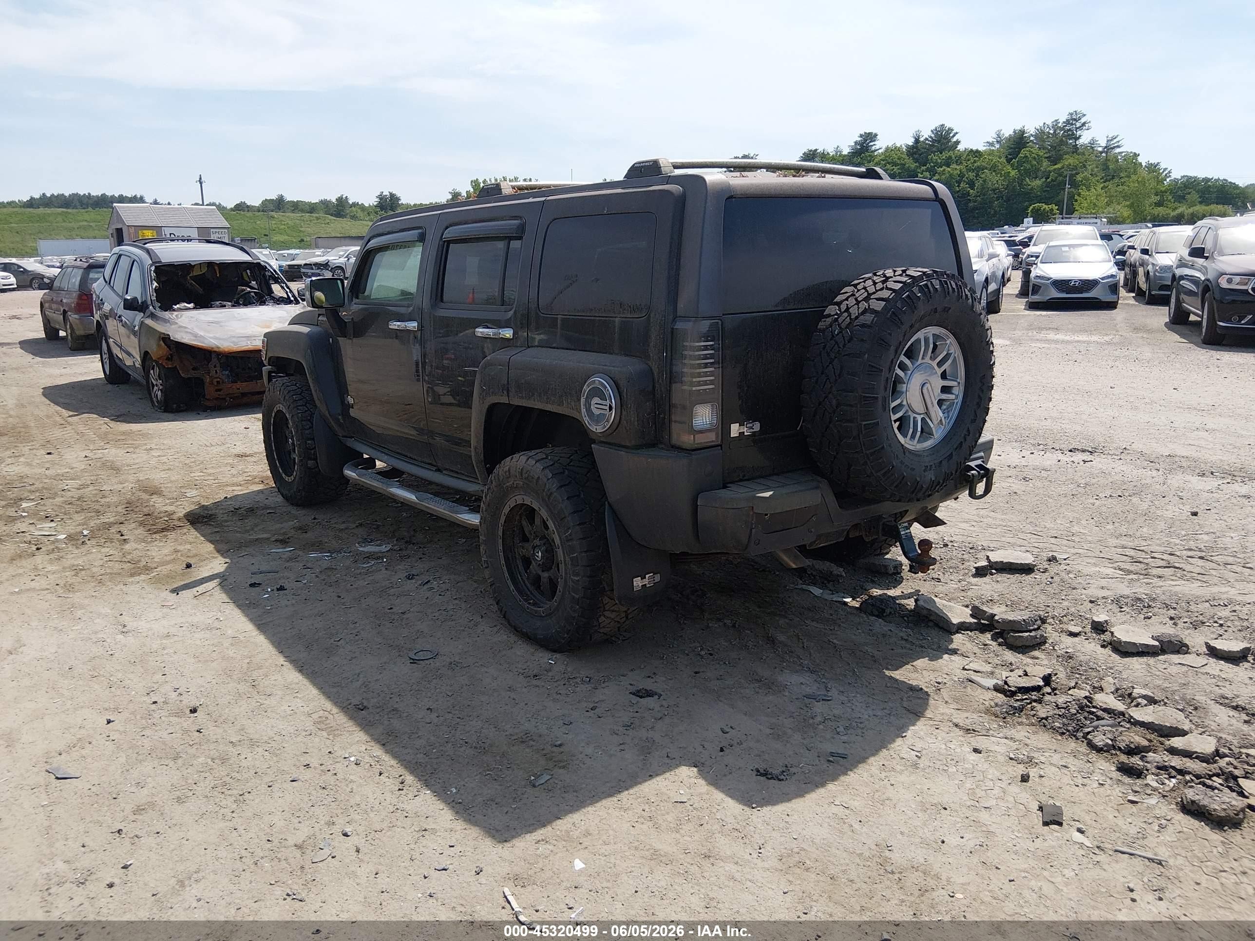 2008 Hummer H3 Suv Alpha Black vin: 5GTEN13L188144357