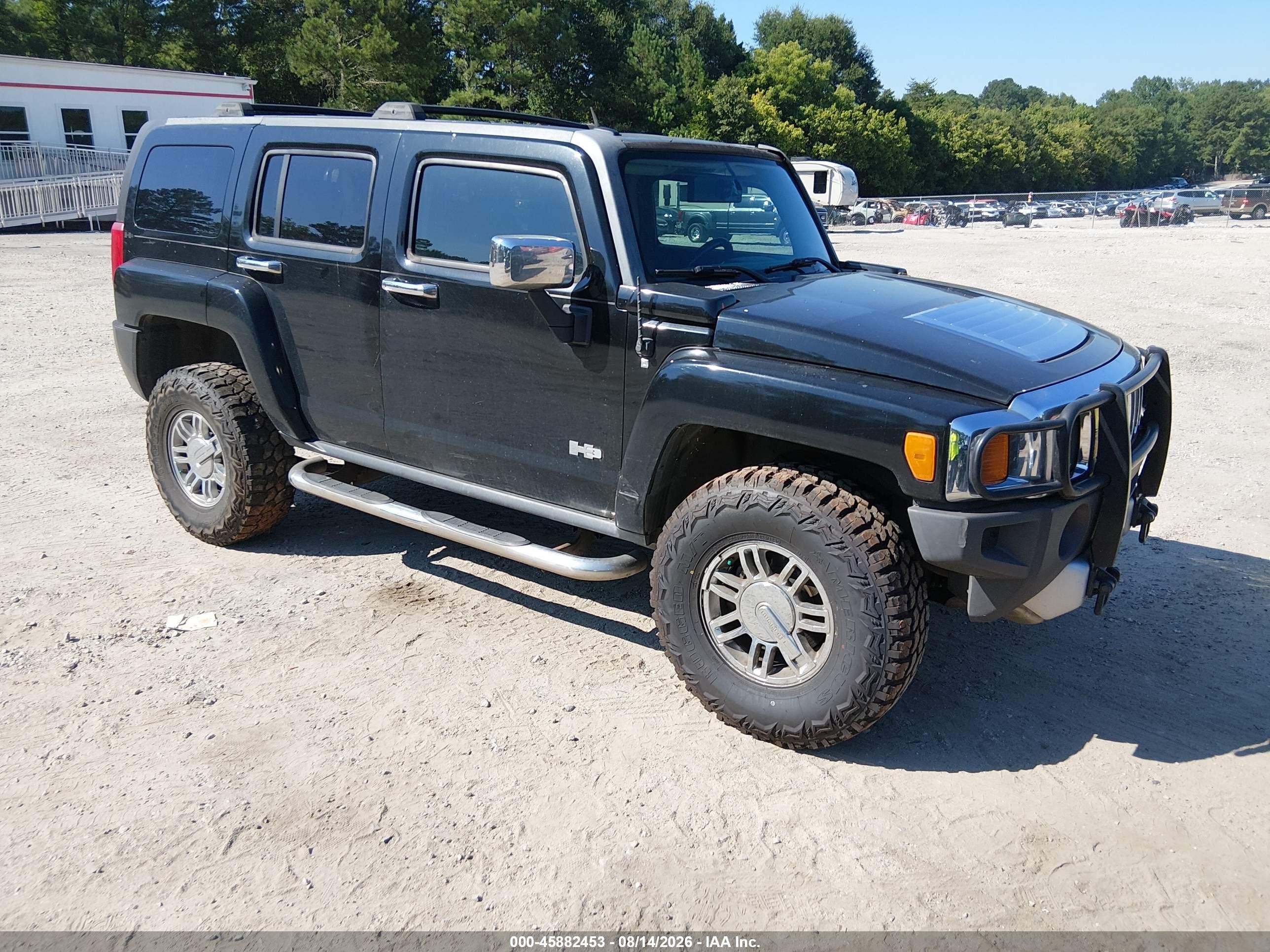 2008 Hummer H3 Suv Alpha Black vin: 5GTEN13L288152290