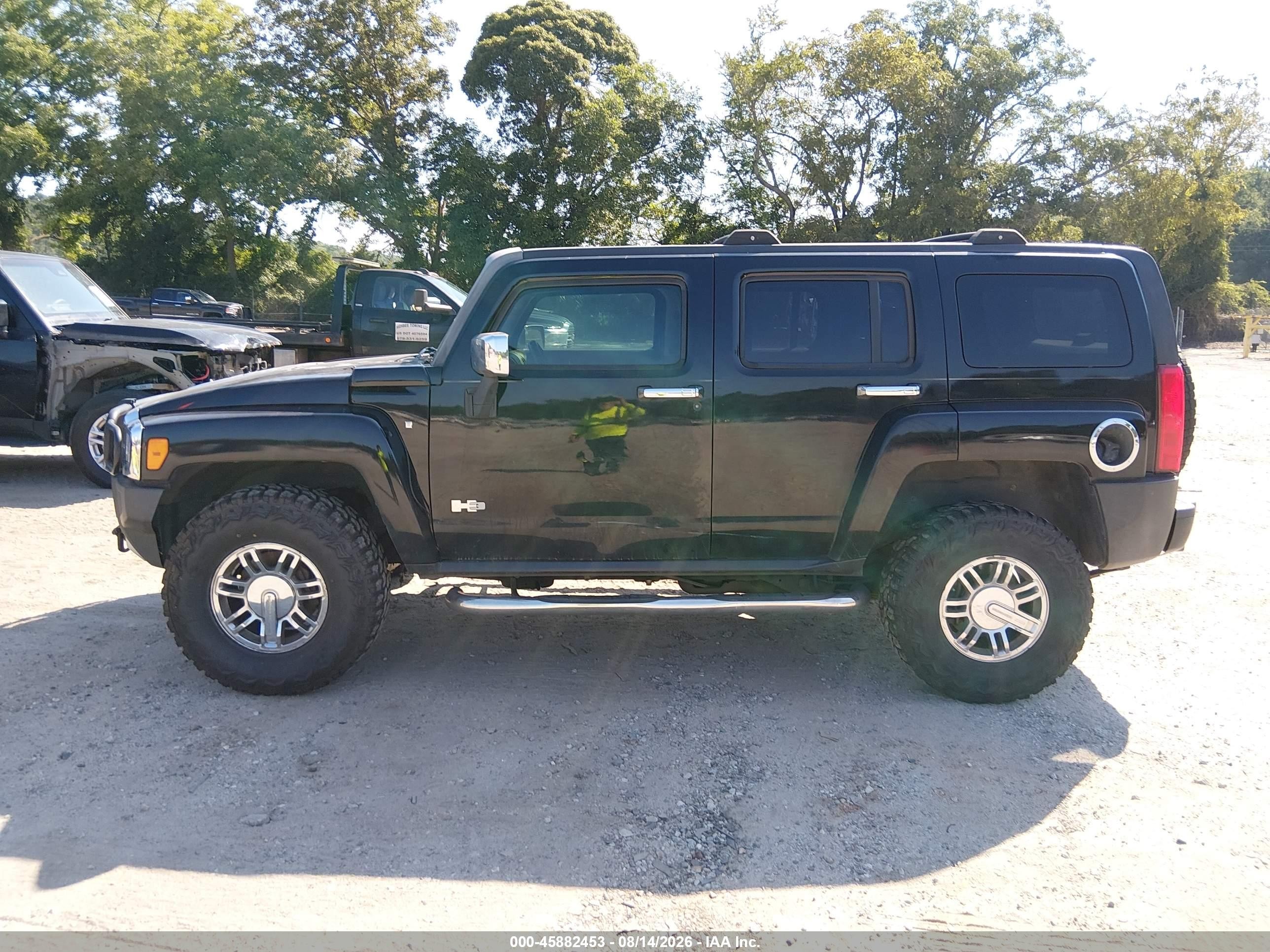 2008 Hummer H3 Suv Alpha Black vin: 5GTEN13L288152290