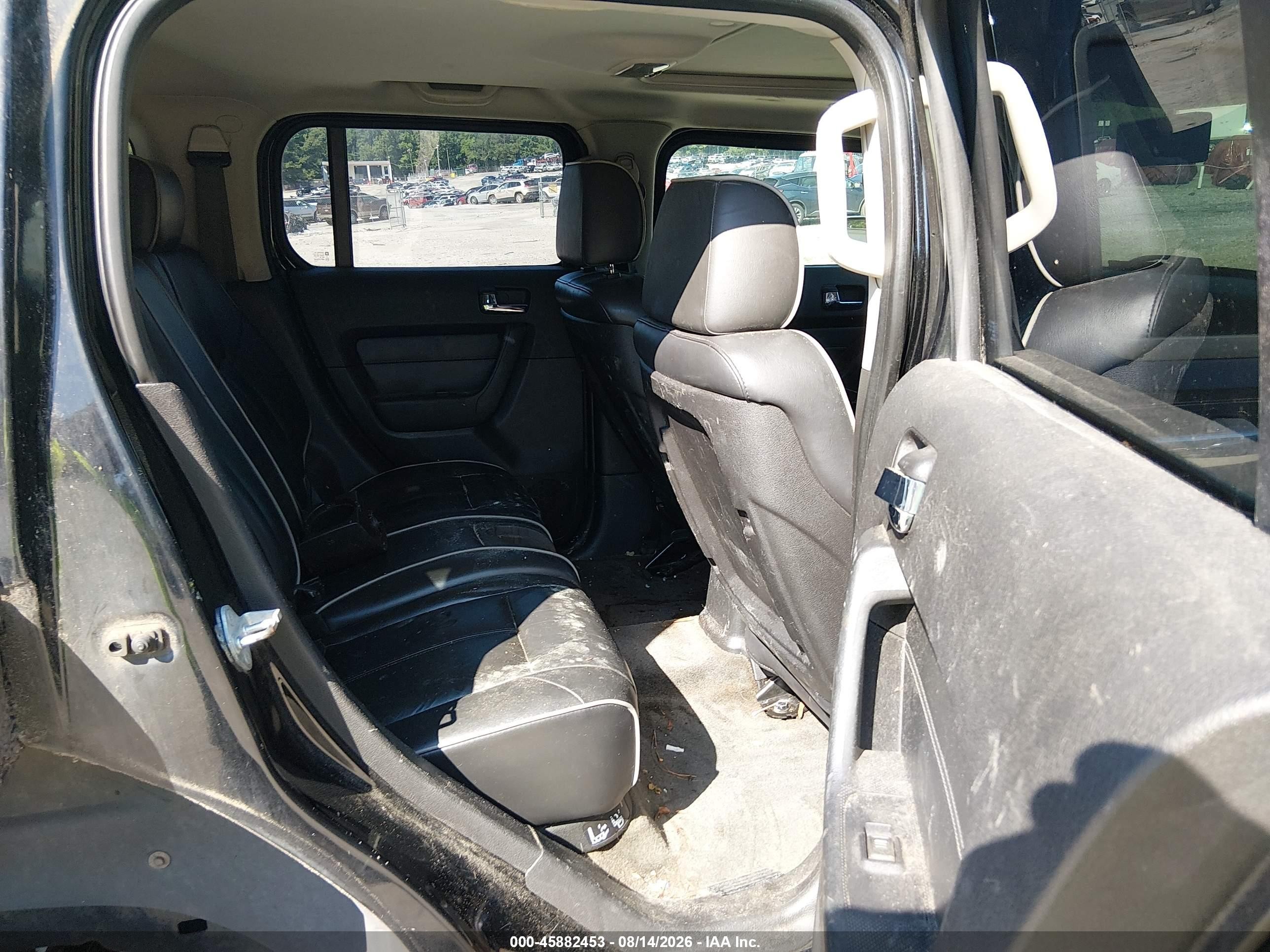 2008 Hummer H3 Suv Alpha Black vin: 5GTEN13L288152290