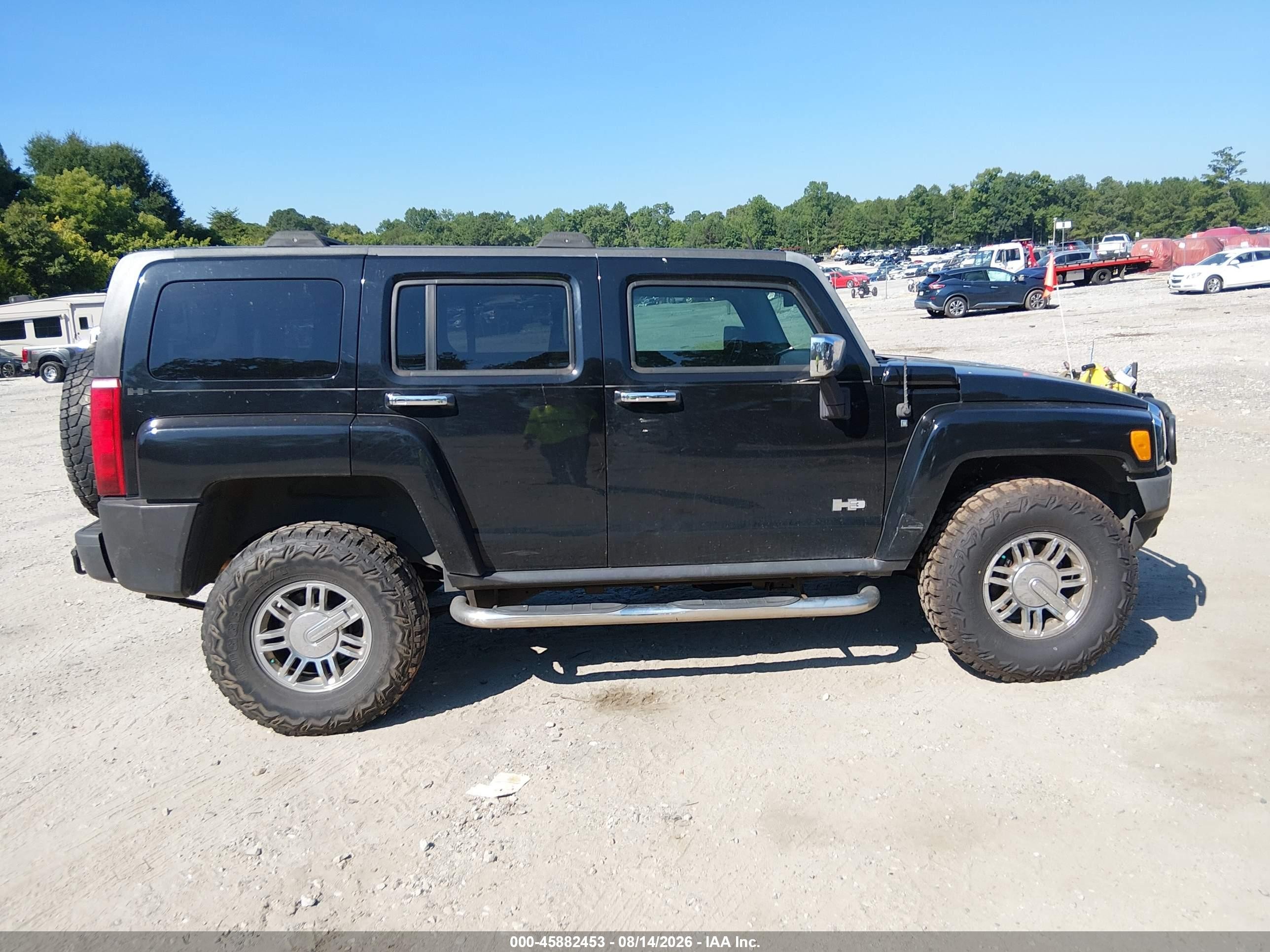 2008 Hummer H3 Suv Alpha Black vin: 5GTEN13L288152290