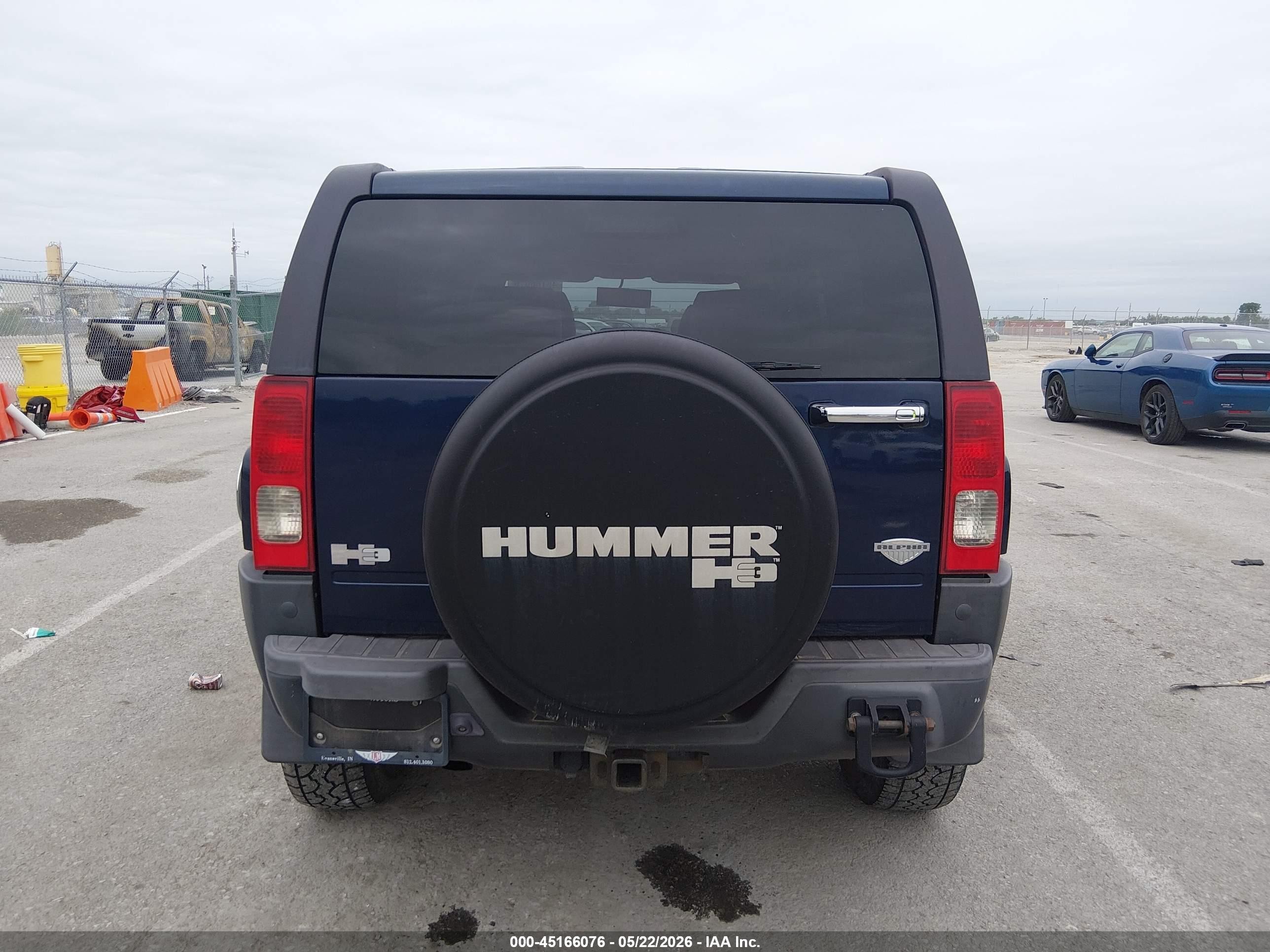 2008 Hummer H3 Suv Alpha Purple vin: 5GTEN13L388120741