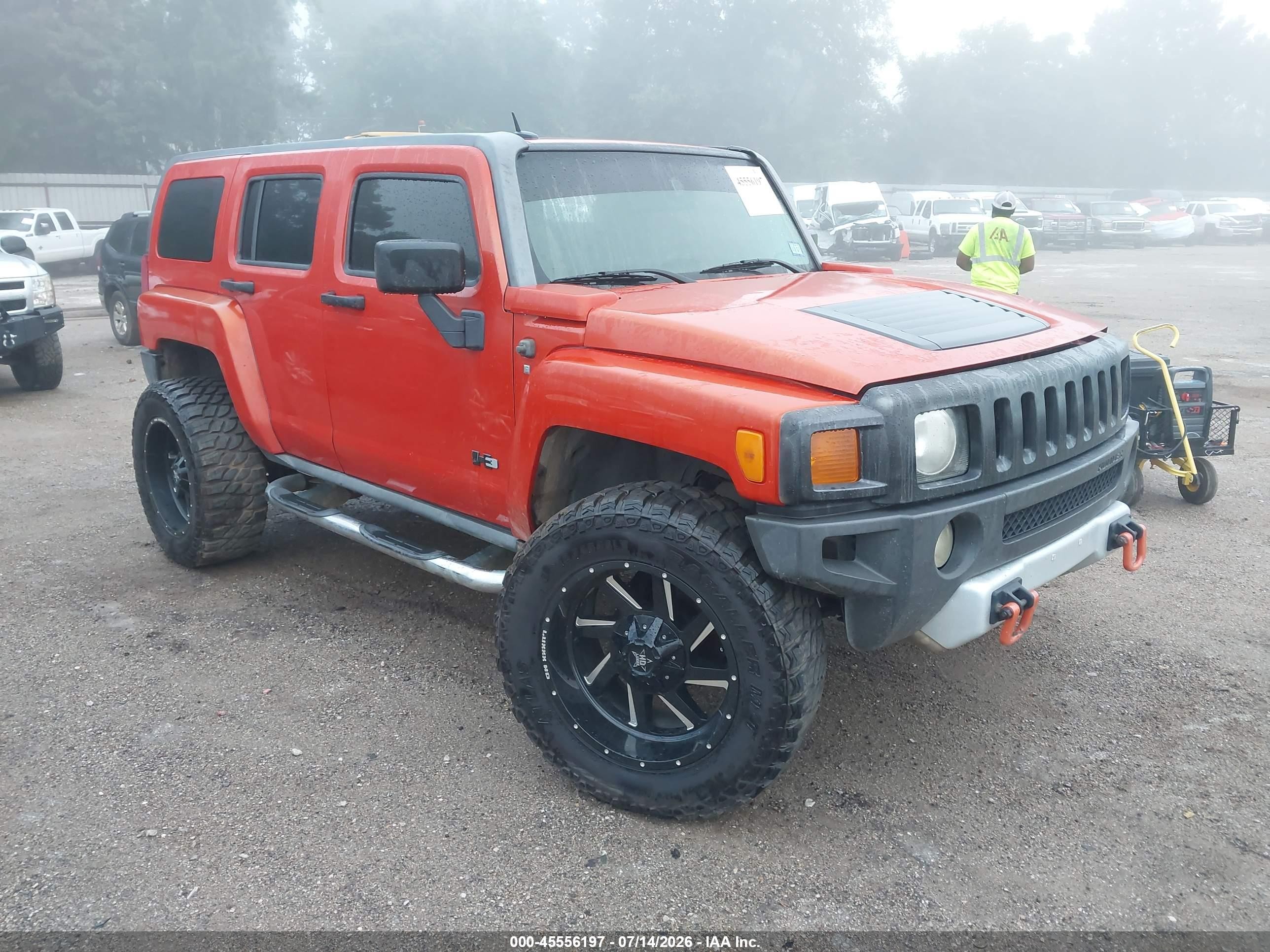 2008 Hummer H3 Suv Alpha Red vin: 5GTEN13L388177439