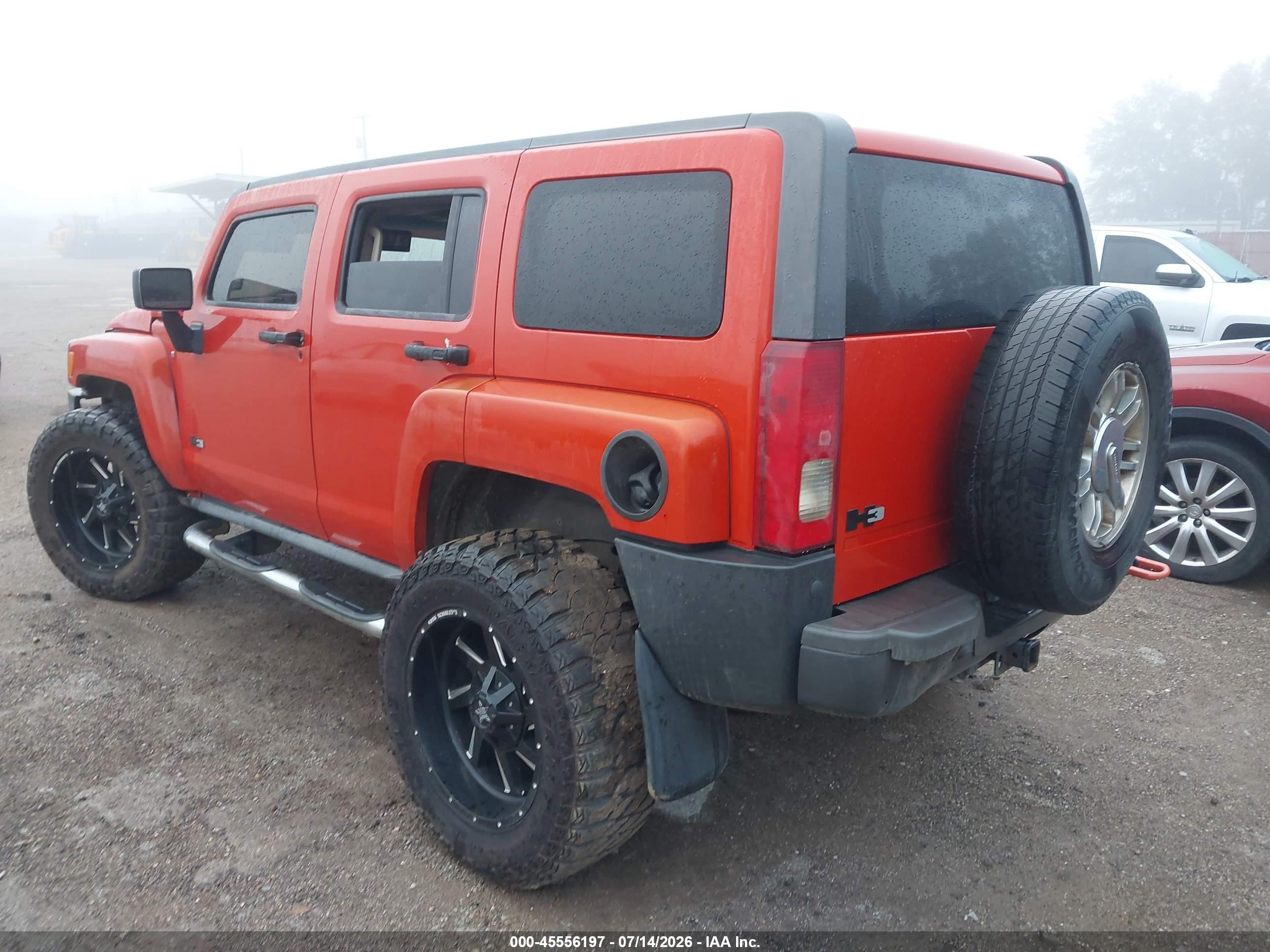 2008 Hummer H3 Suv Alpha Red vin: 5GTEN13L388177439