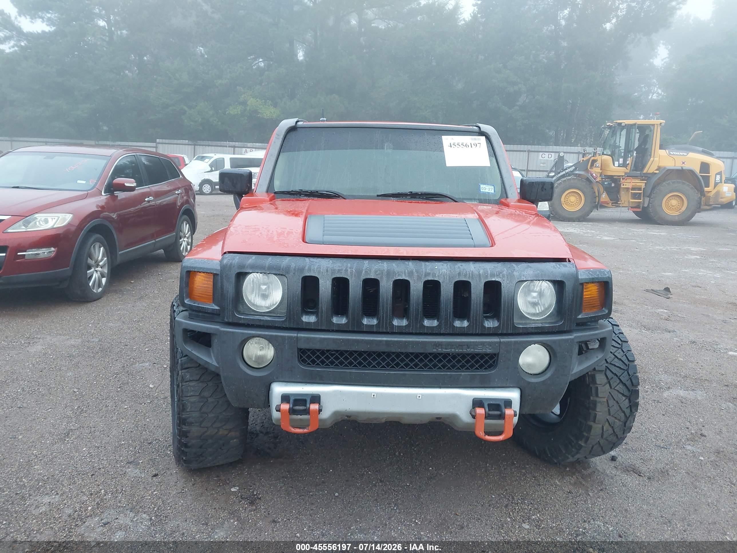 2008 Hummer H3 Suv Alpha Red vin: 5GTEN13L388177439