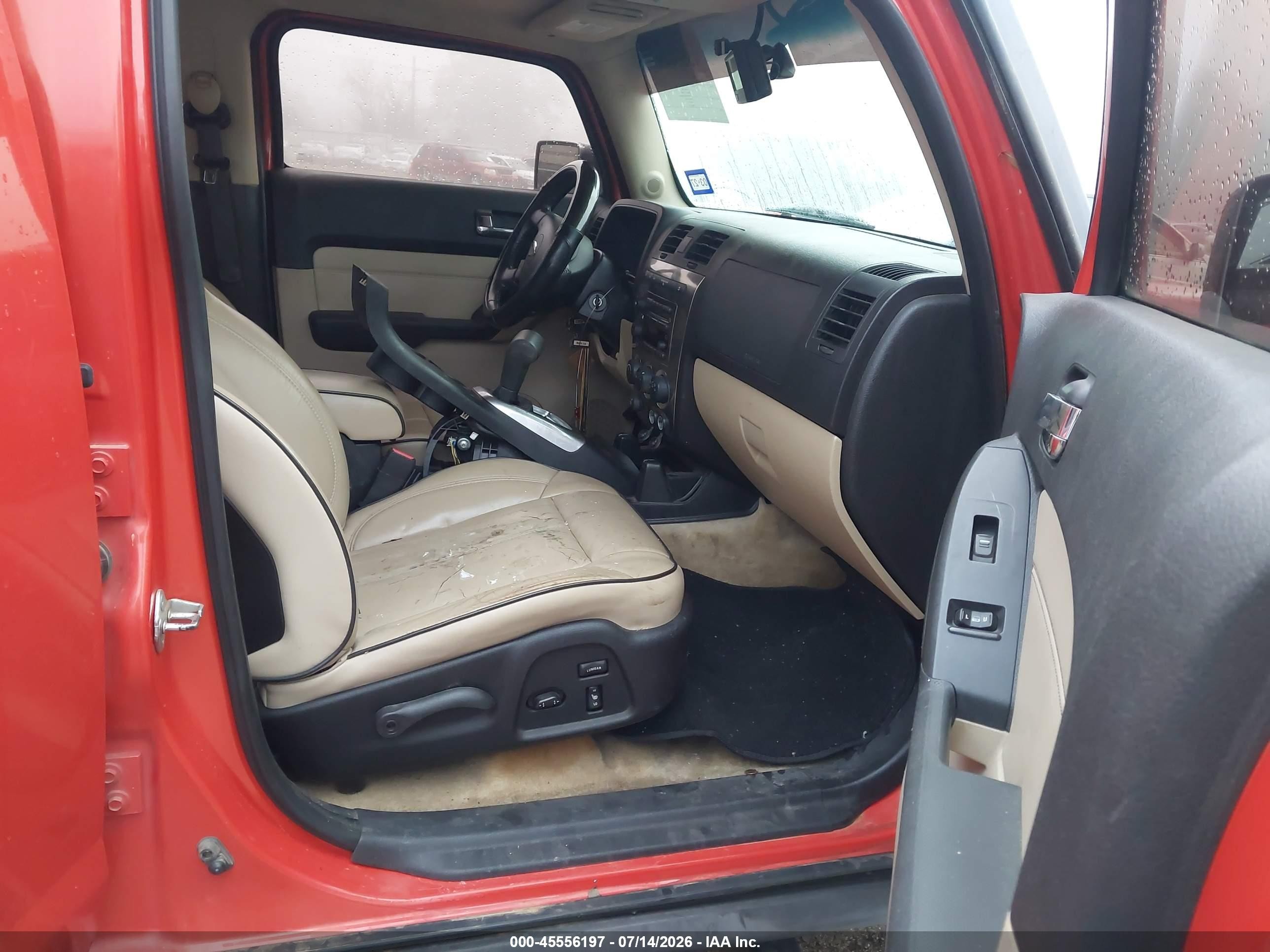 2008 Hummer H3 Suv Alpha Red vin: 5GTEN13L388177439