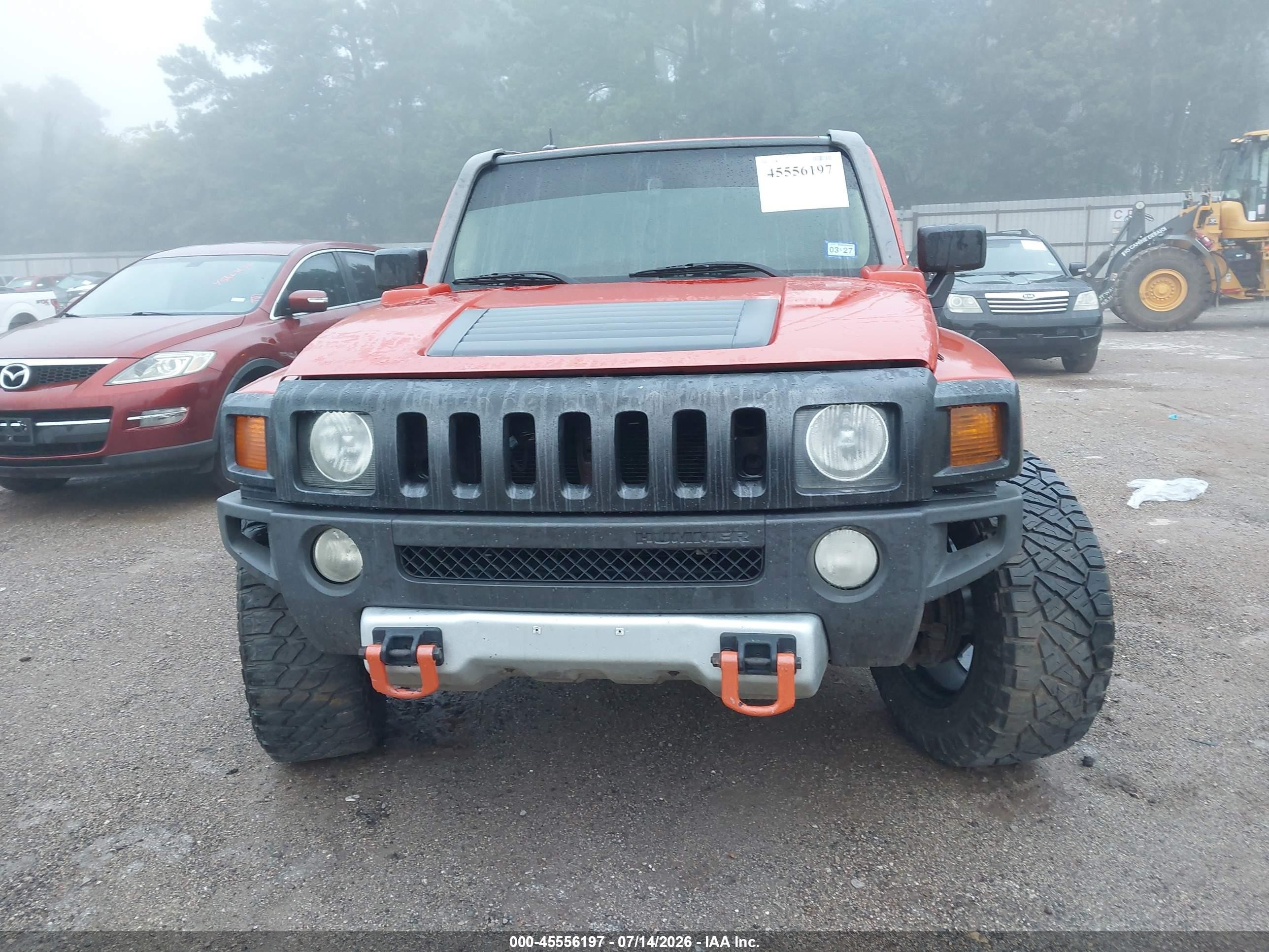 2008 Hummer H3 Suv Alpha Red vin: 5GTEN13L388177439