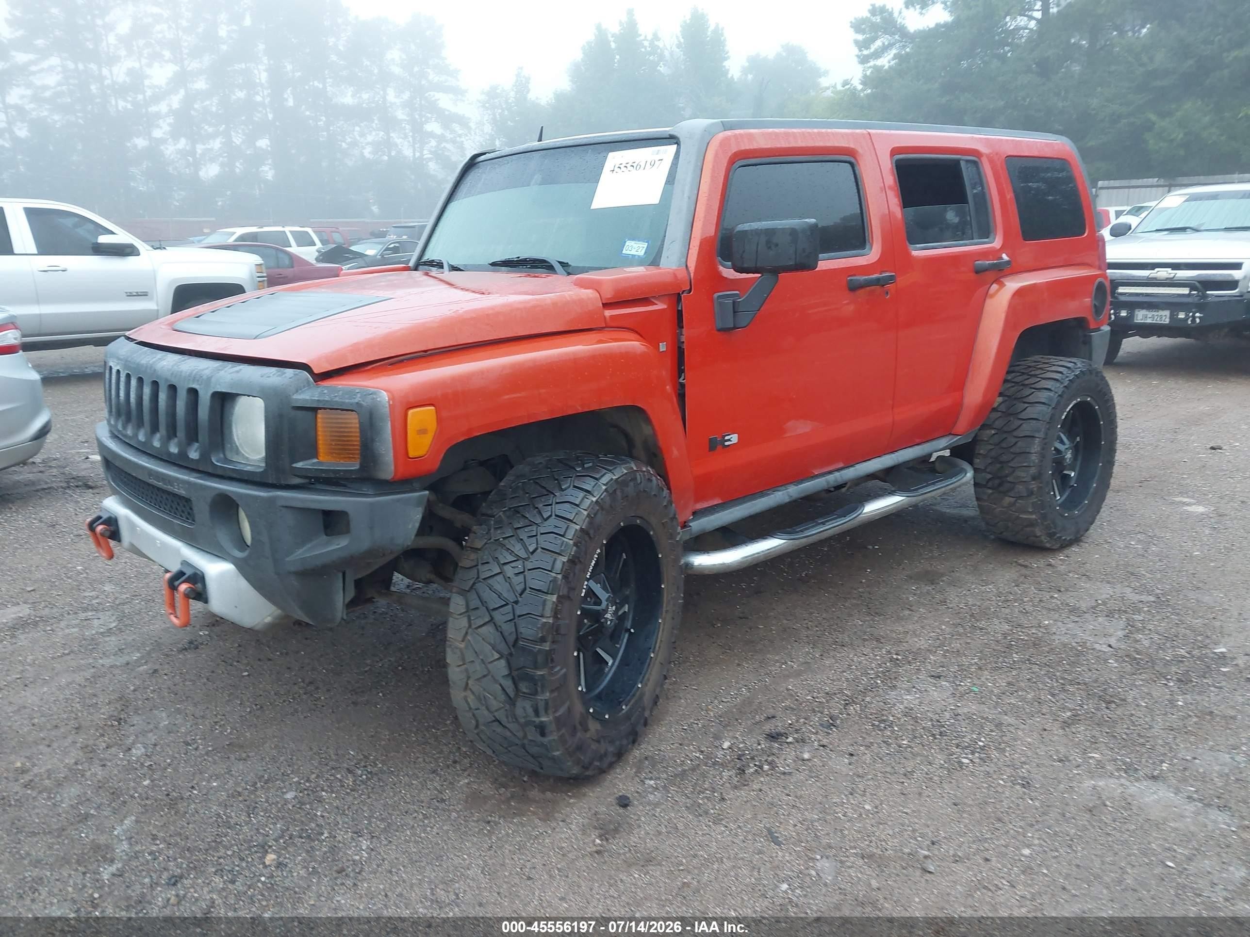 2008 Hummer H3 Suv Alpha Red vin: 5GTEN13L388177439