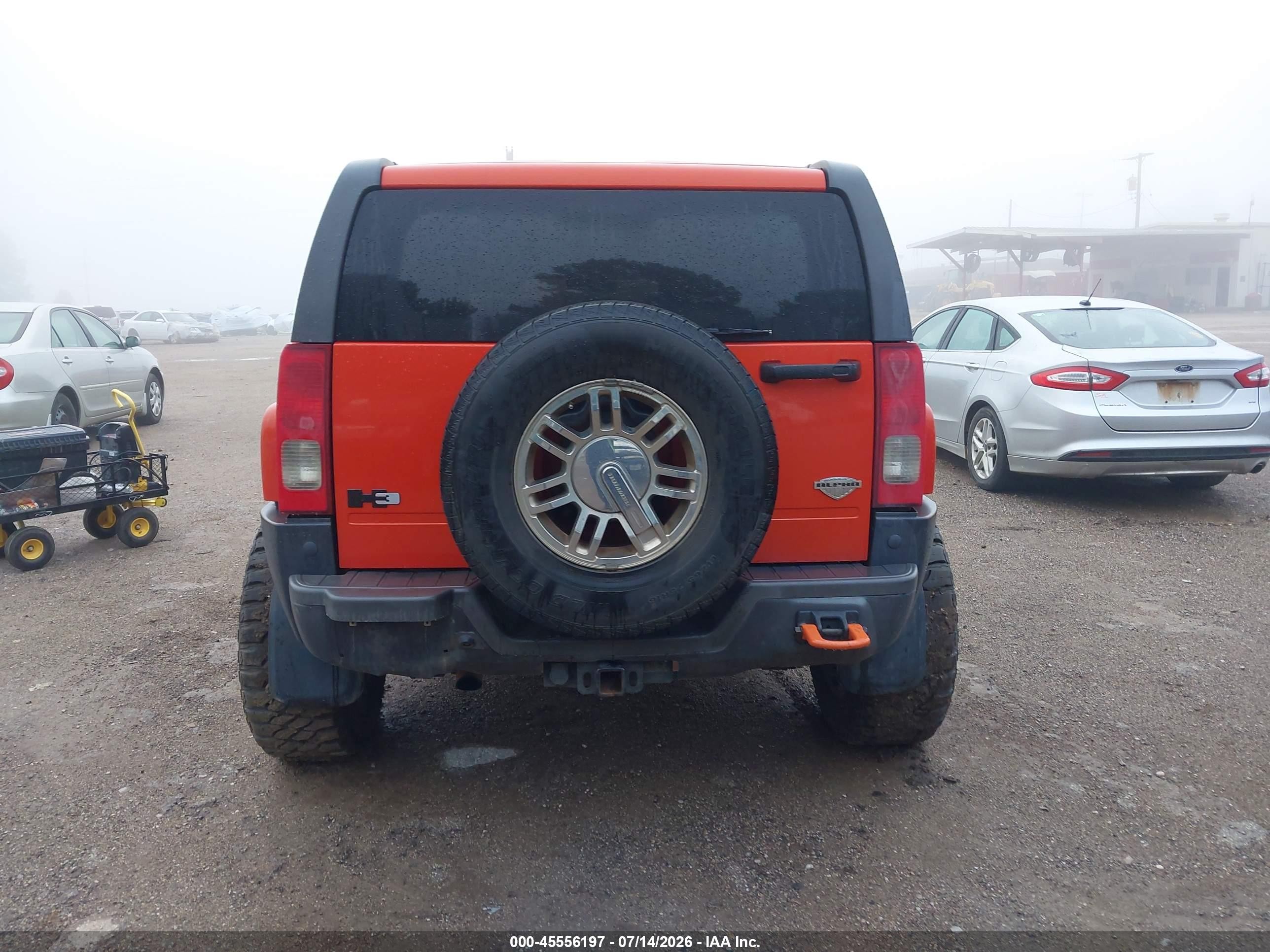 2008 Hummer H3 Suv Alpha Red vin: 5GTEN13L388177439