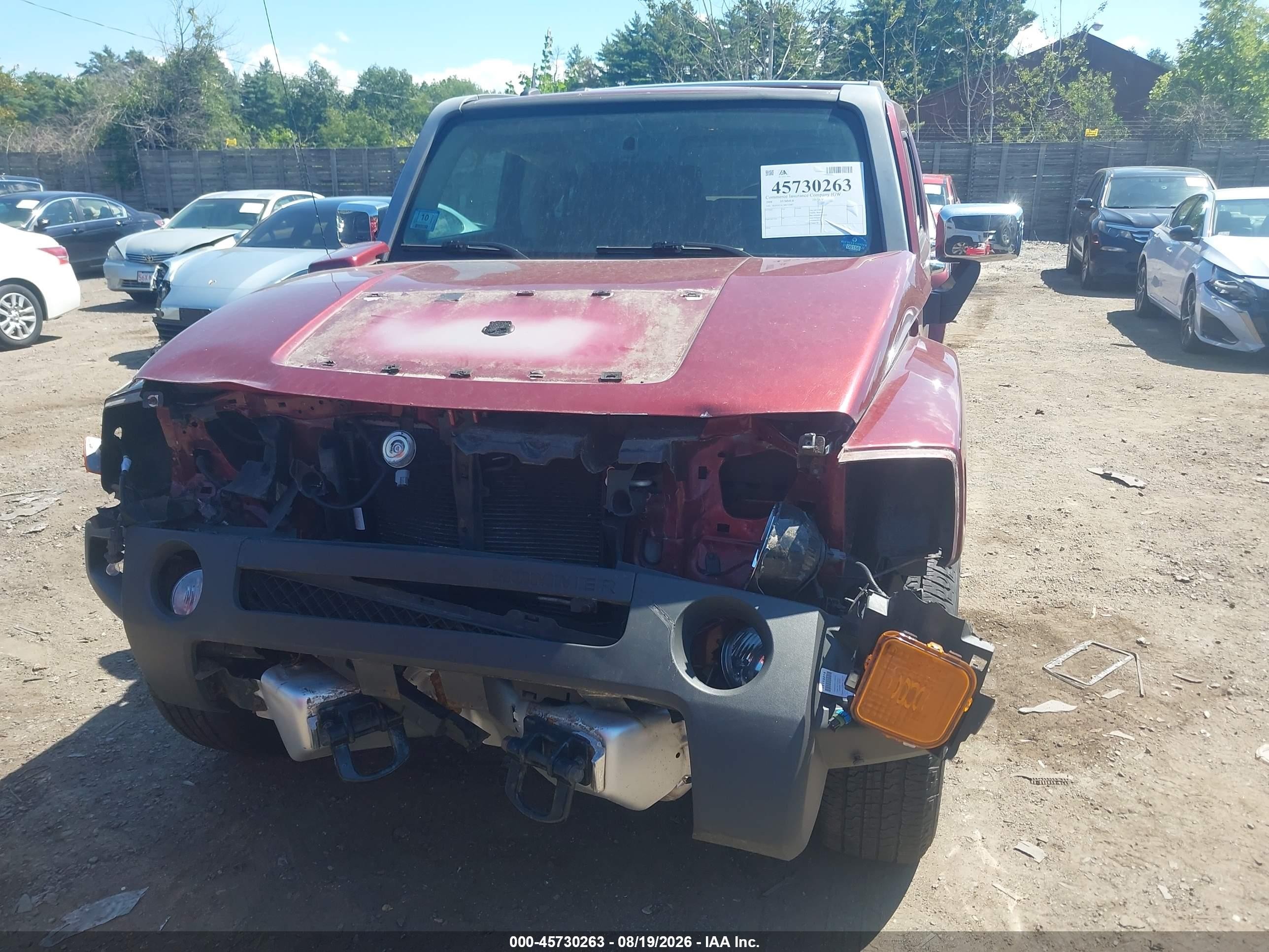2008 Hummer H3 Suv Alpha Red vin: 5GTEN13L588152087