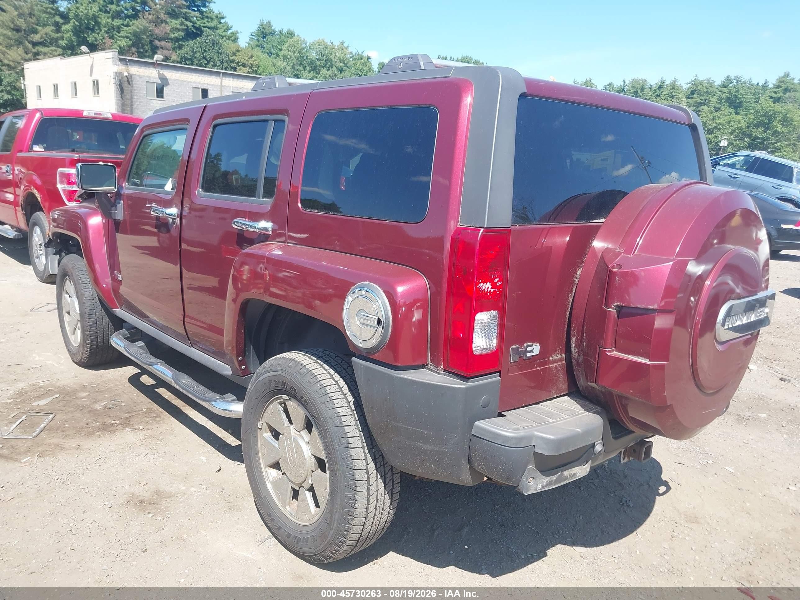 2008 Hummer H3 Suv Alpha Red vin: 5GTEN13L588152087