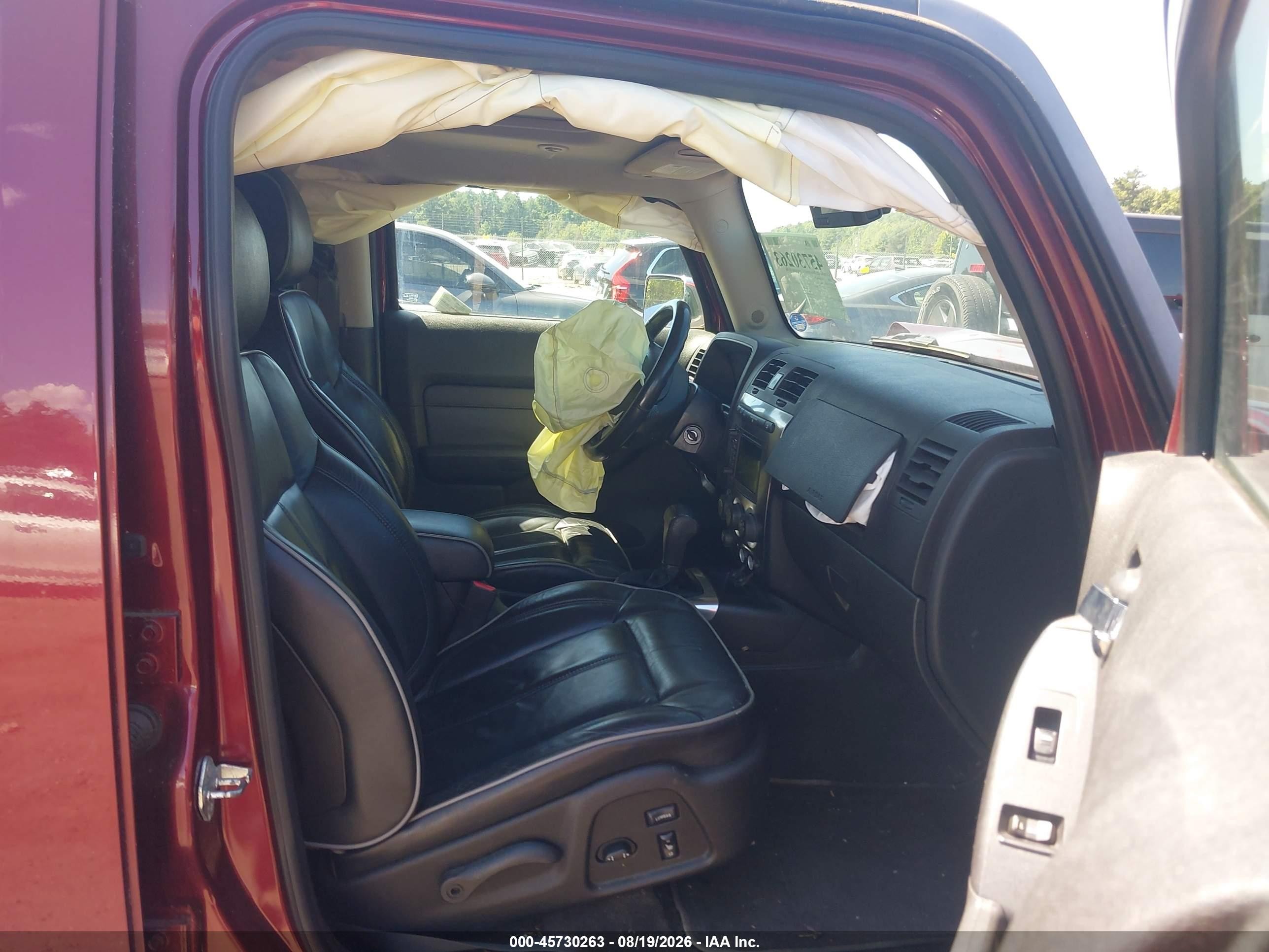 2008 Hummer H3 Suv Alpha Red vin: 5GTEN13L588152087