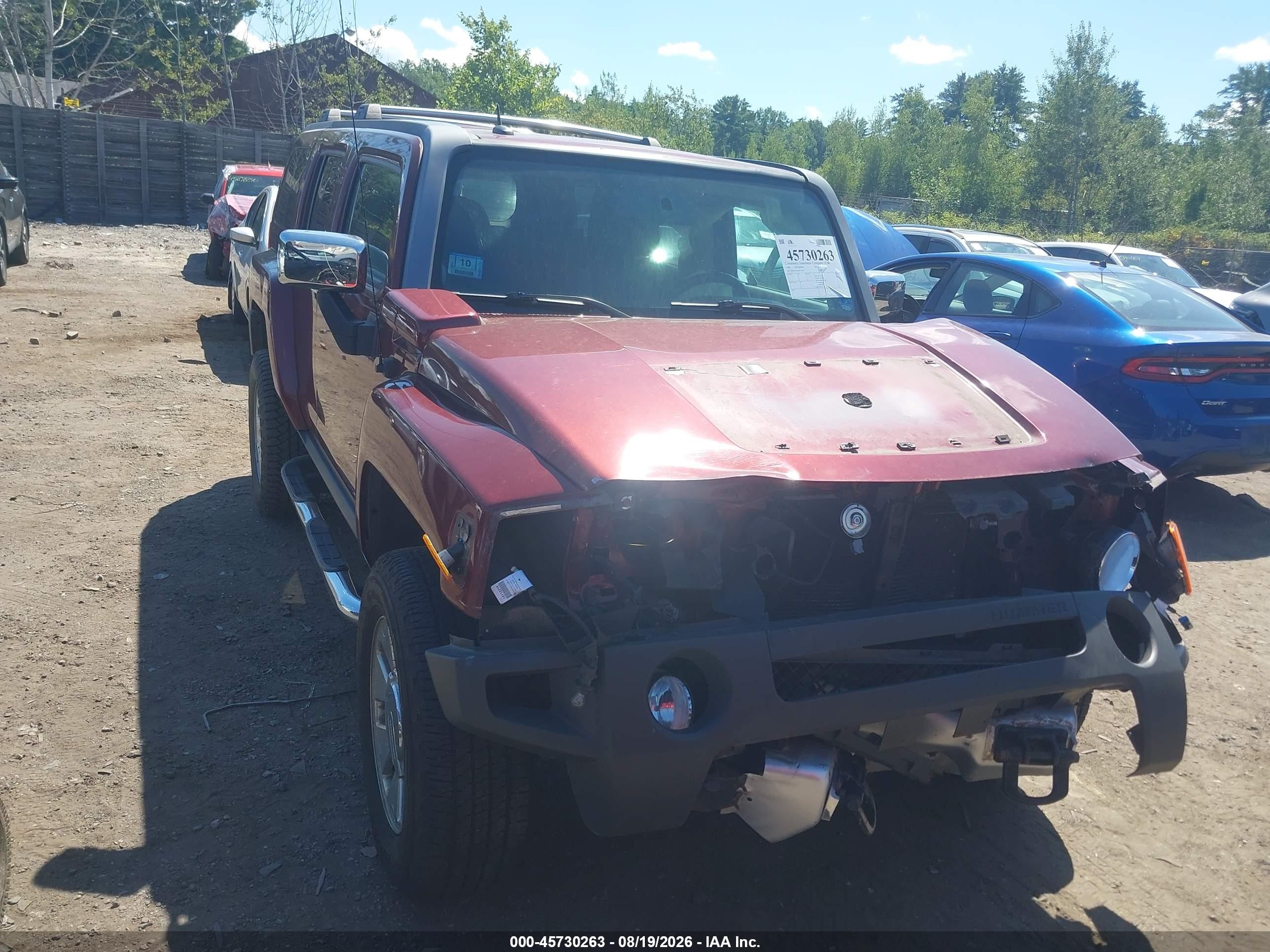 2008 Hummer H3 Suv Alpha Red vin: 5GTEN13L588152087