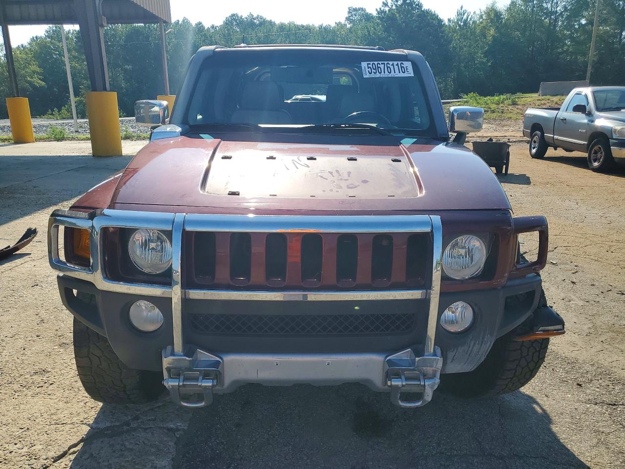 2008 Hummer H3 Alpha Burgundy vin: 5GTEN13L588179189