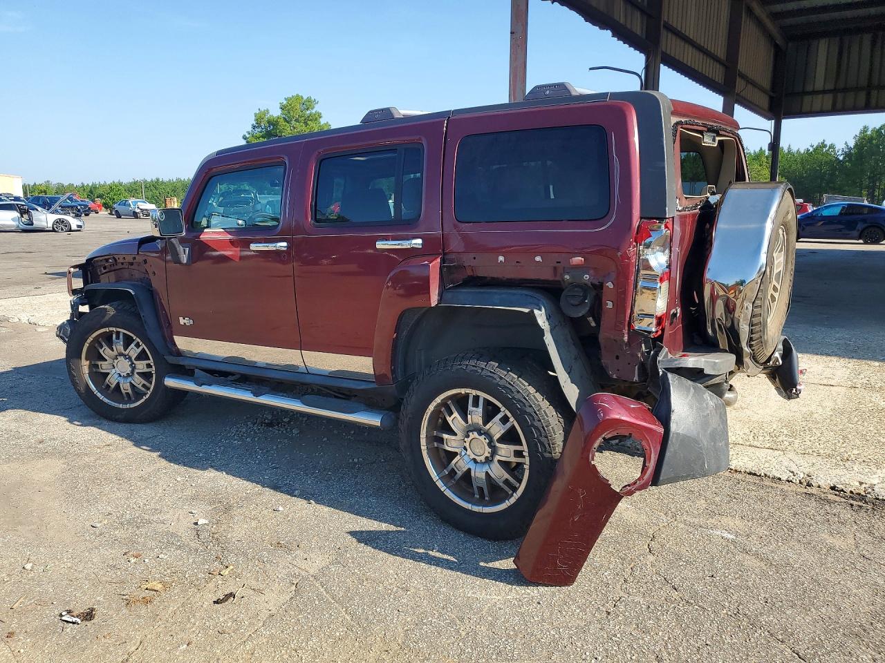 2008 Hummer H3 Alpha Burgundy vin: 5GTEN13L588179189