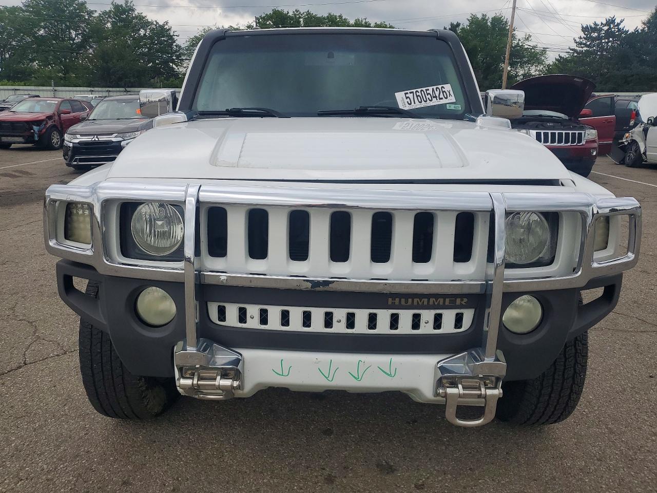 2008 Hummer H3 Alpha White vin: 5GTEN13L688180223