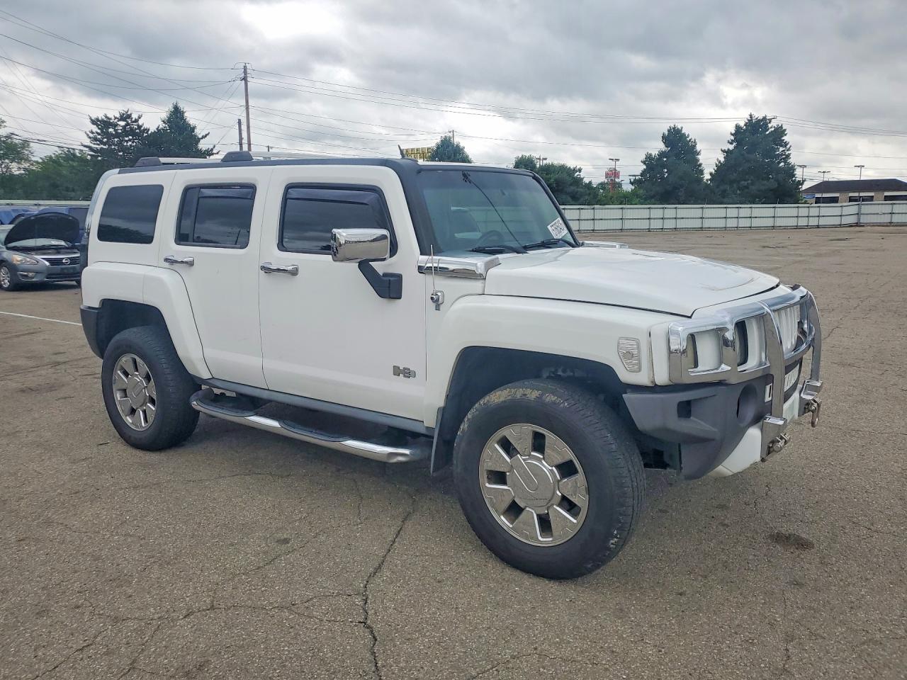2008 Hummer H3 Alpha White vin: 5GTEN13L688180223