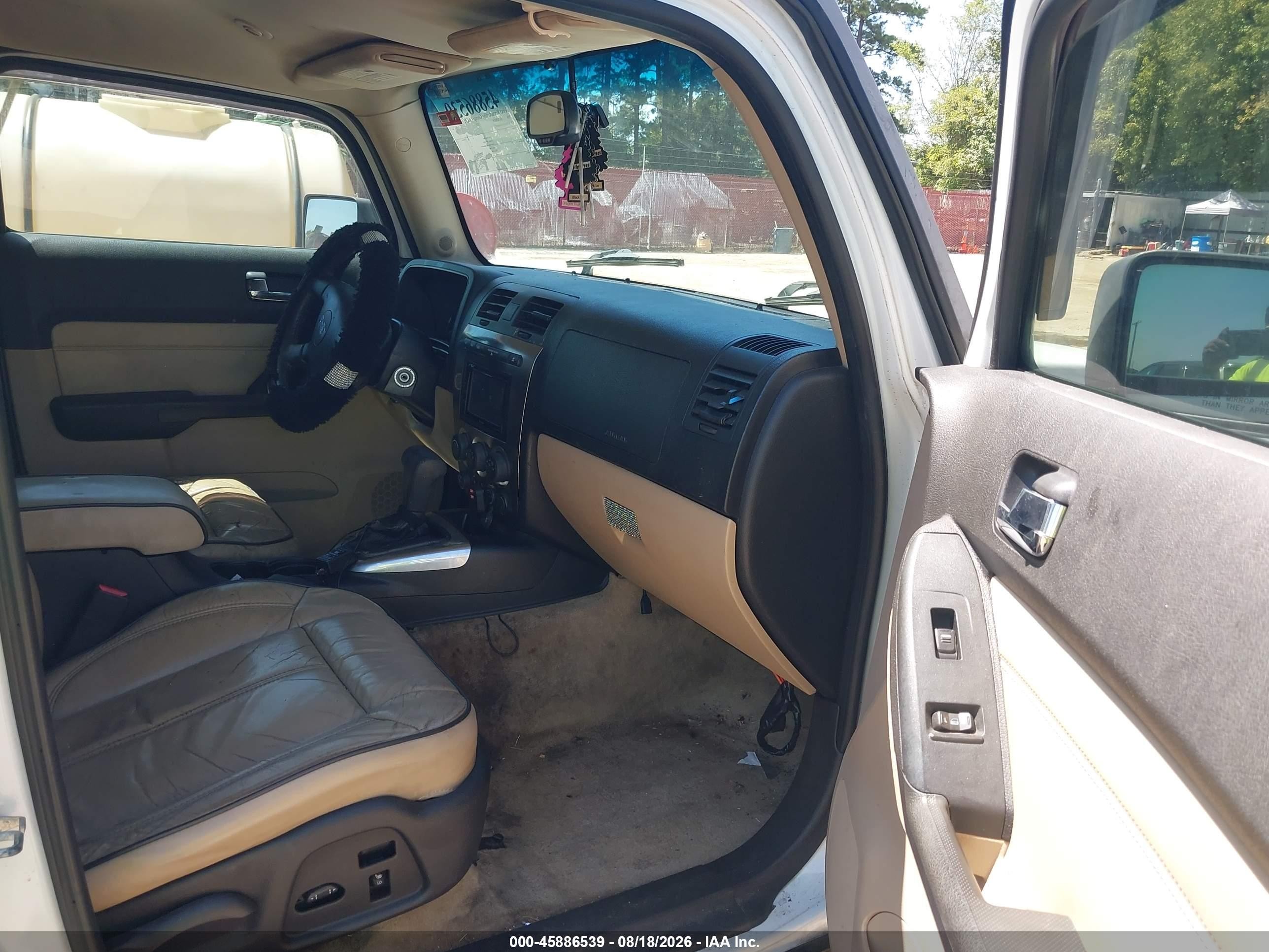 2008 Hummer H3 Suv Luxury White vin: 5GTEN43E288193957