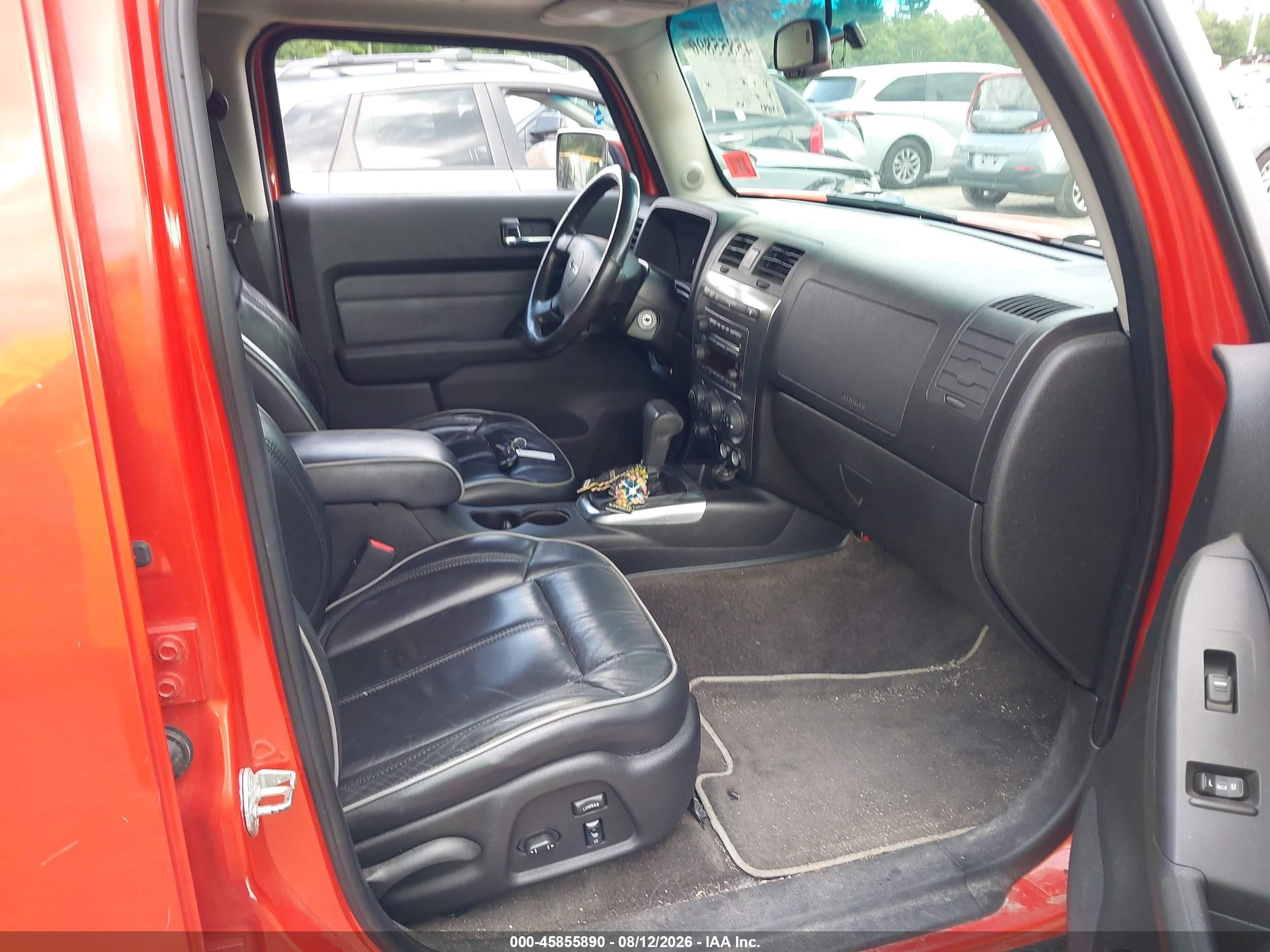 2008 Hummer H3 Suv Luxury Red vin: 5GTEN43E388230644