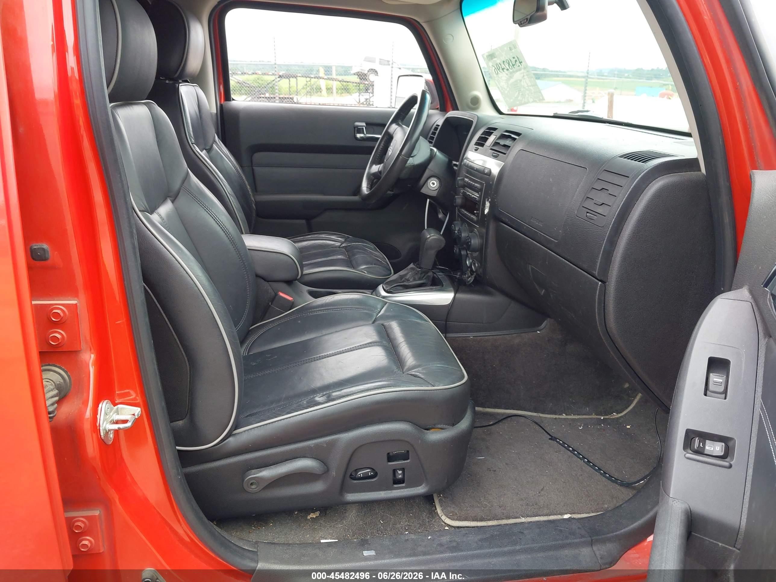 2008 Hummer H3 Suv Luxury Orange vin: 5GTEN43EX88231127