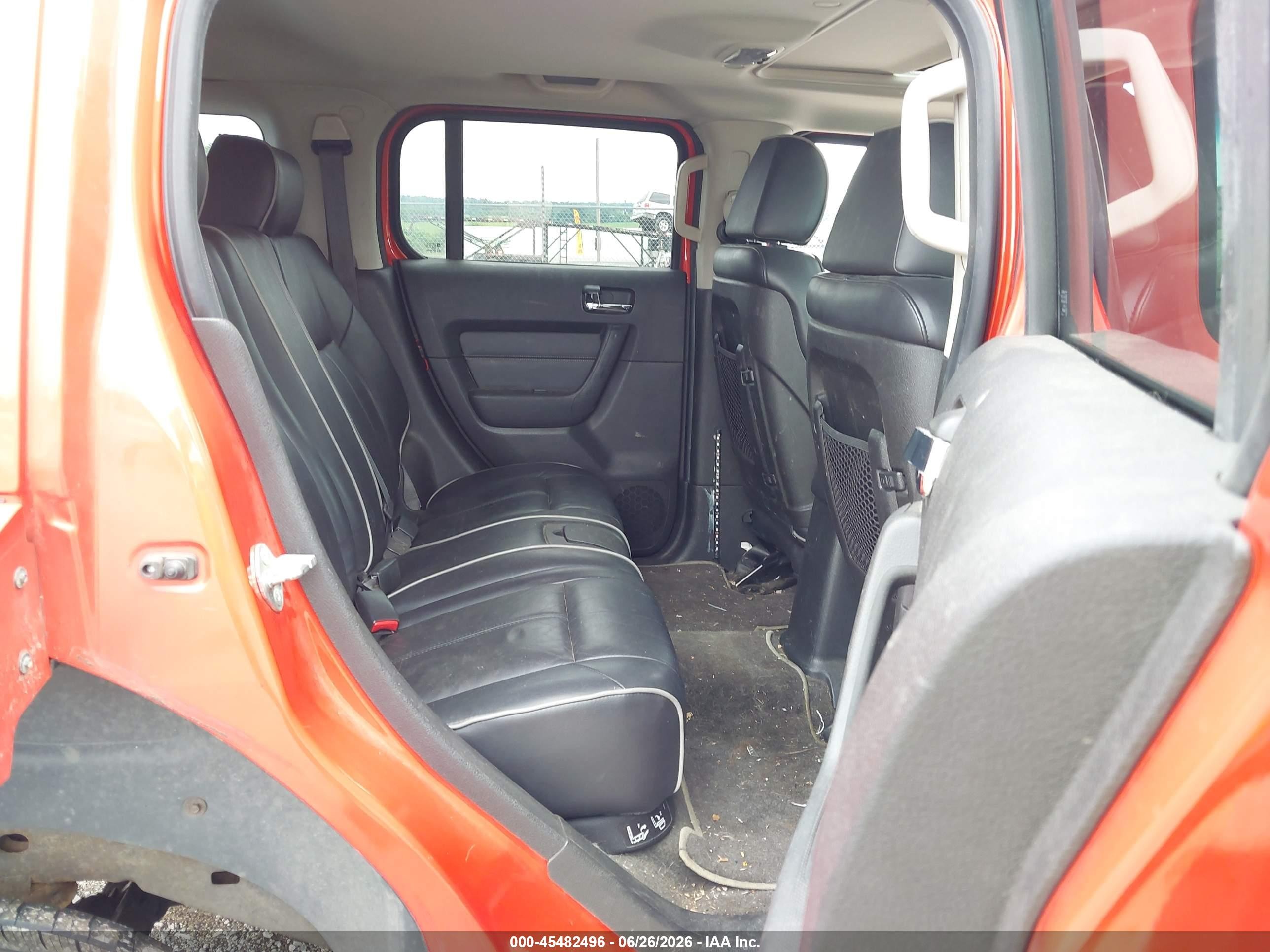 2008 Hummer H3 Suv Luxury Orange vin: 5GTEN43EX88231127