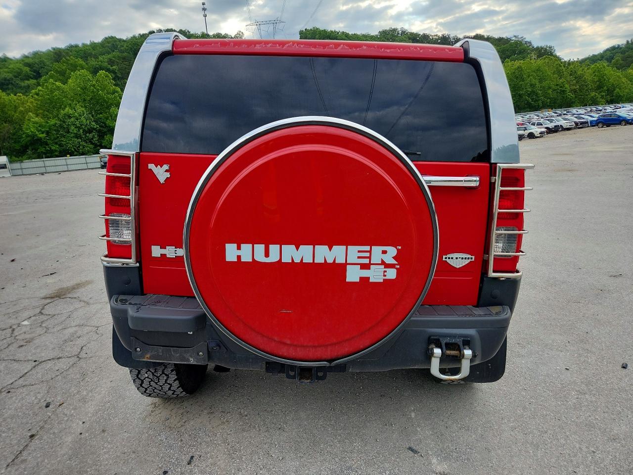2008 Hummer H3 Alpha Red vin: 5GTEN63L288190874