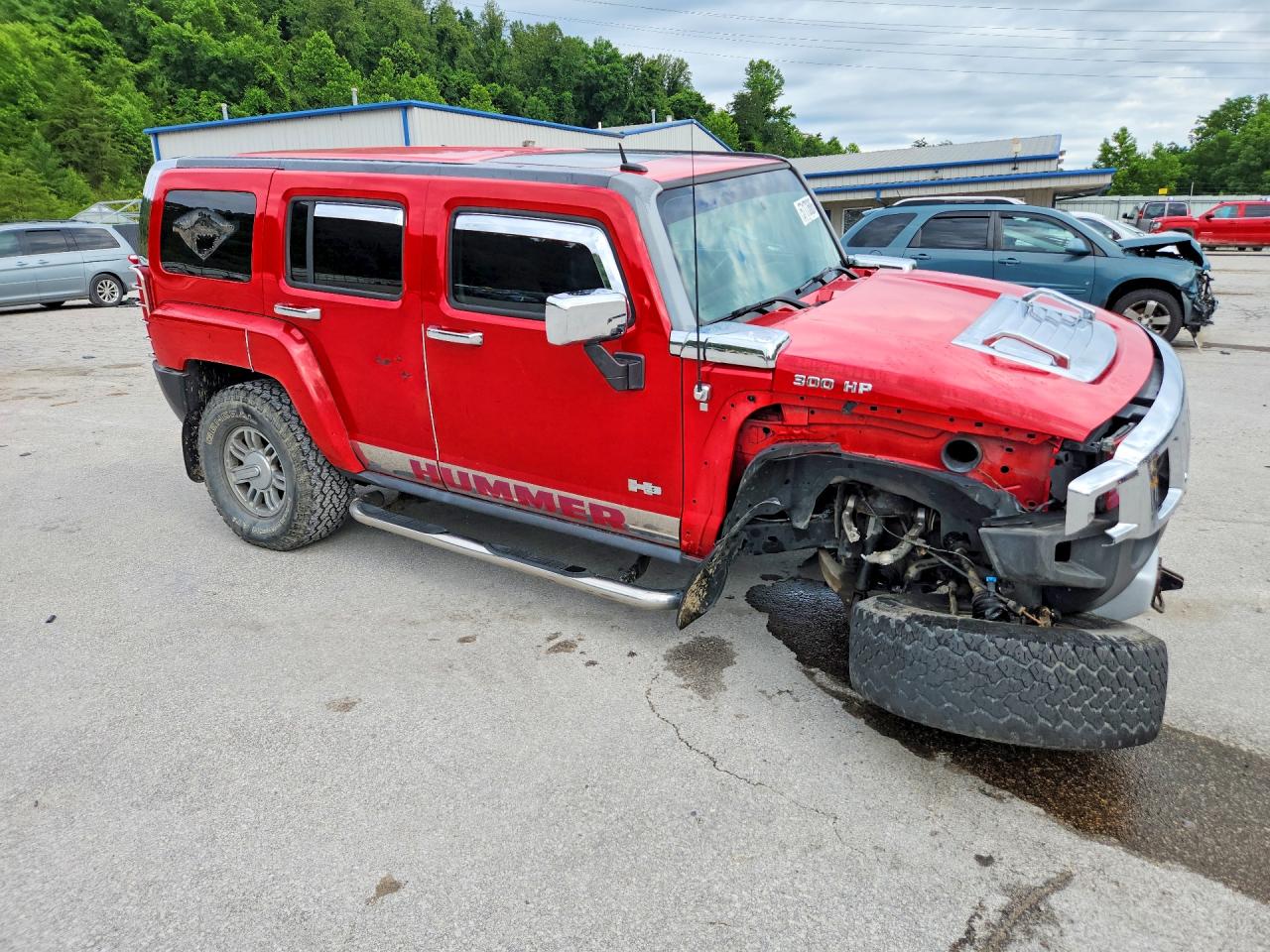 2008 Hummer H3 Alpha Red vin: 5GTEN63L288190874