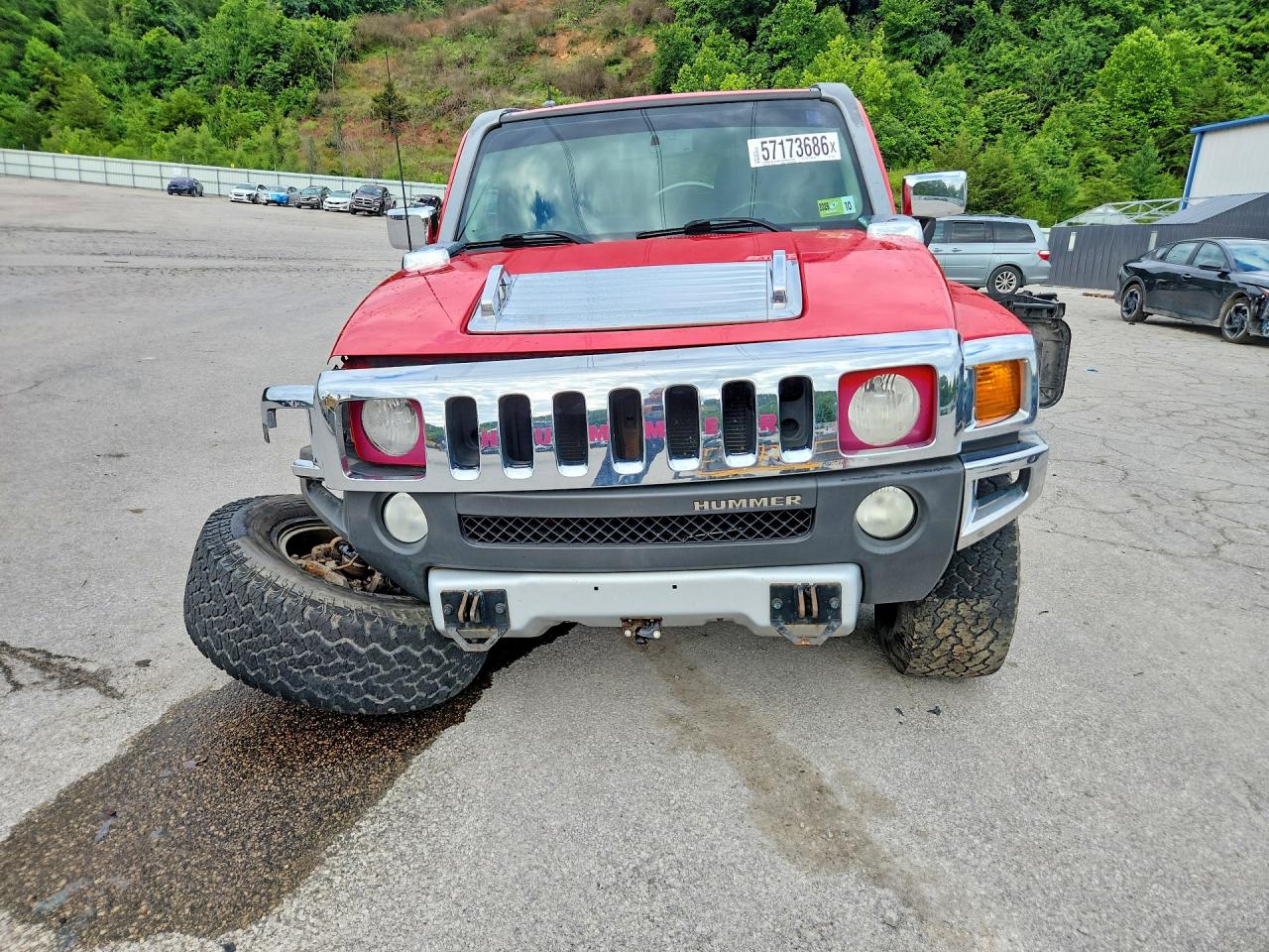 2008 Hummer H3 Alpha Red vin: 5GTEN63L288190874