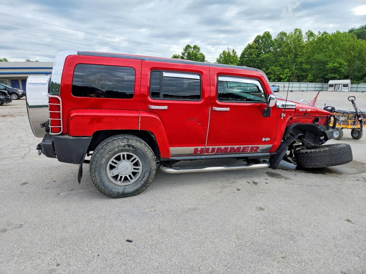 2008 Hummer H3 Alpha Red vin: 5GTEN63L288190874