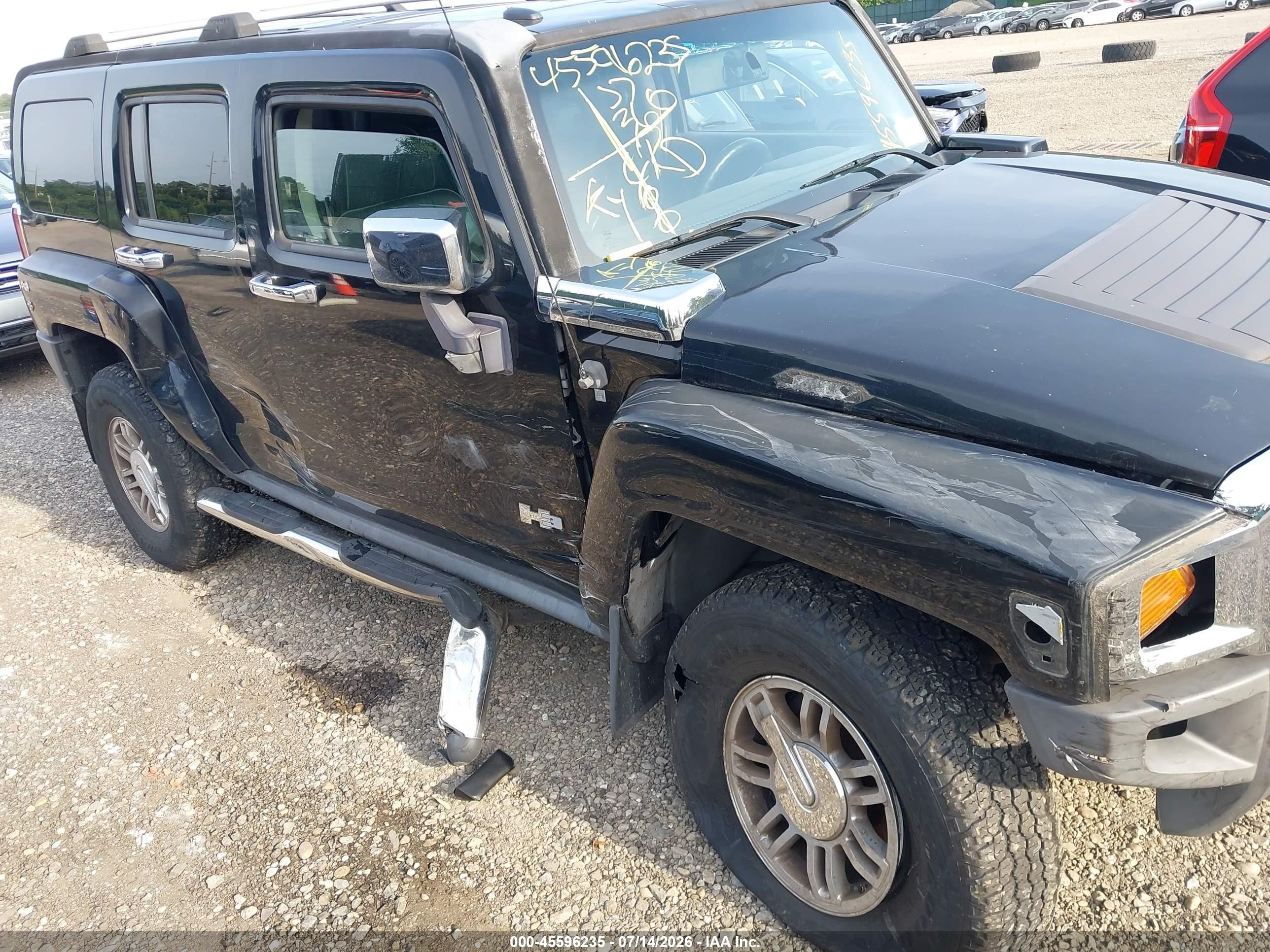 2008 Hummer H3 Suv Alpha Black vin: 5GTEN63L488185806