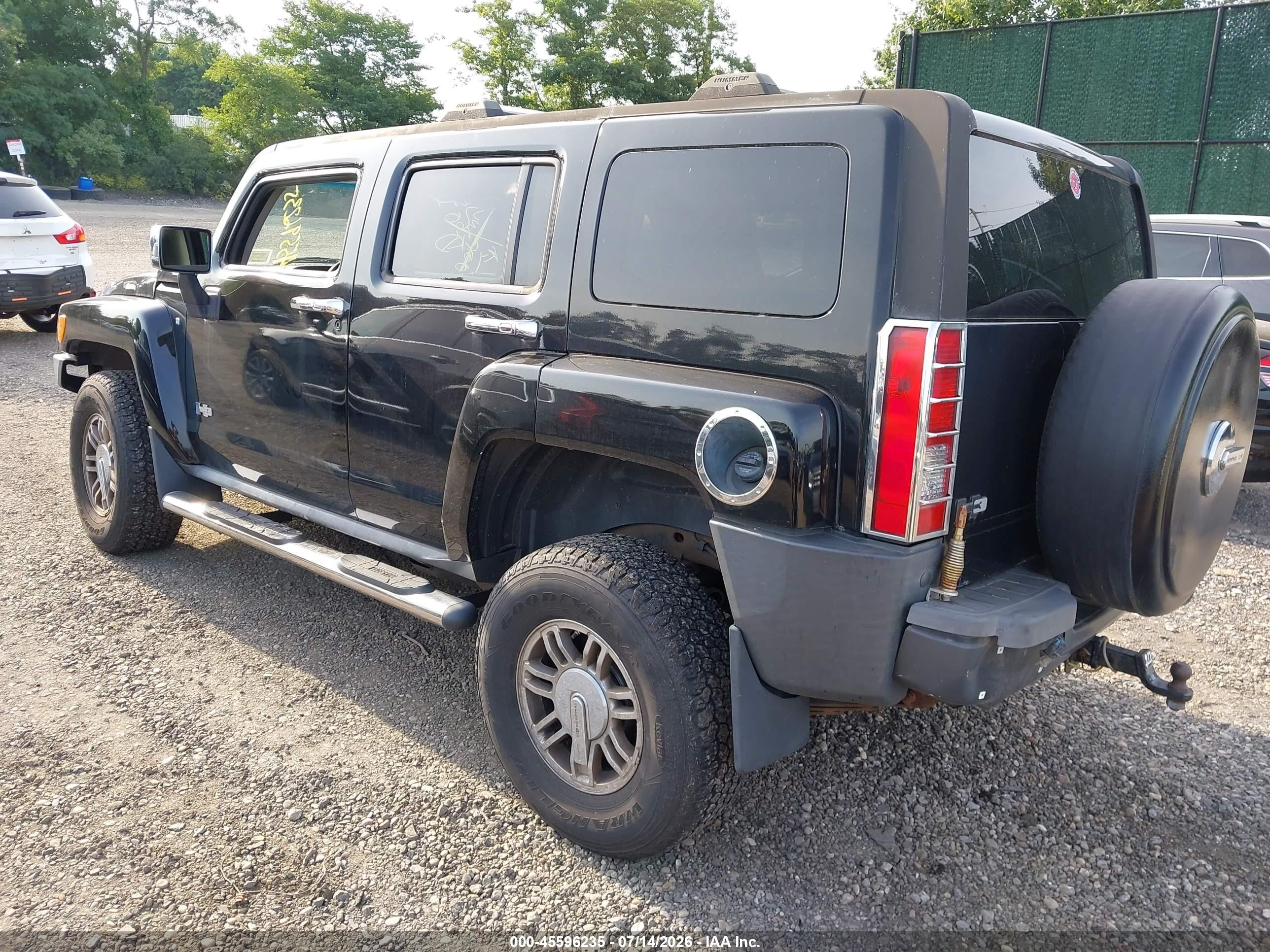 2008 Hummer H3 Suv Alpha Black vin: 5GTEN63L488185806