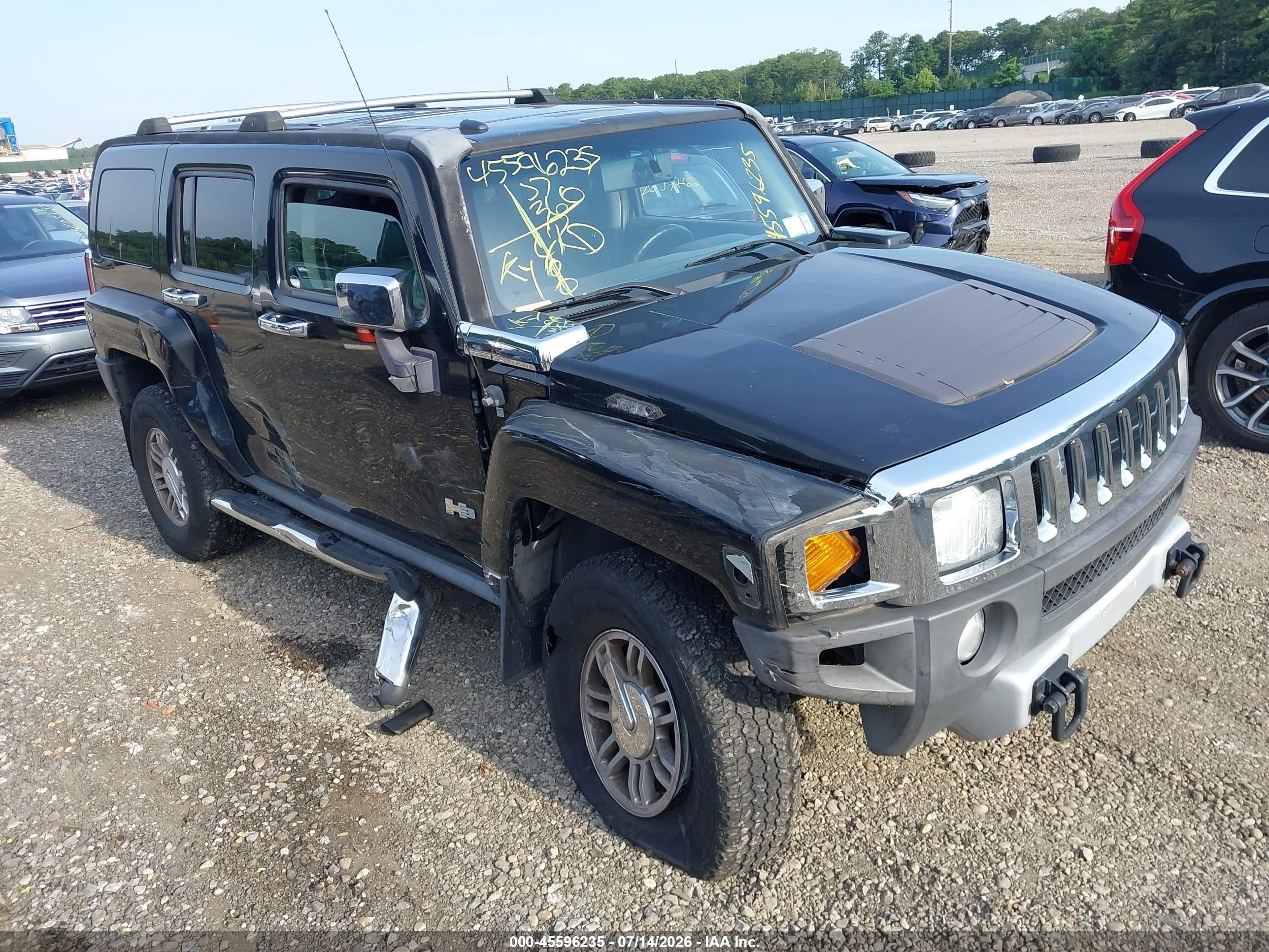 2008 Hummer H3 Suv Alpha Black vin: 5GTEN63L488185806