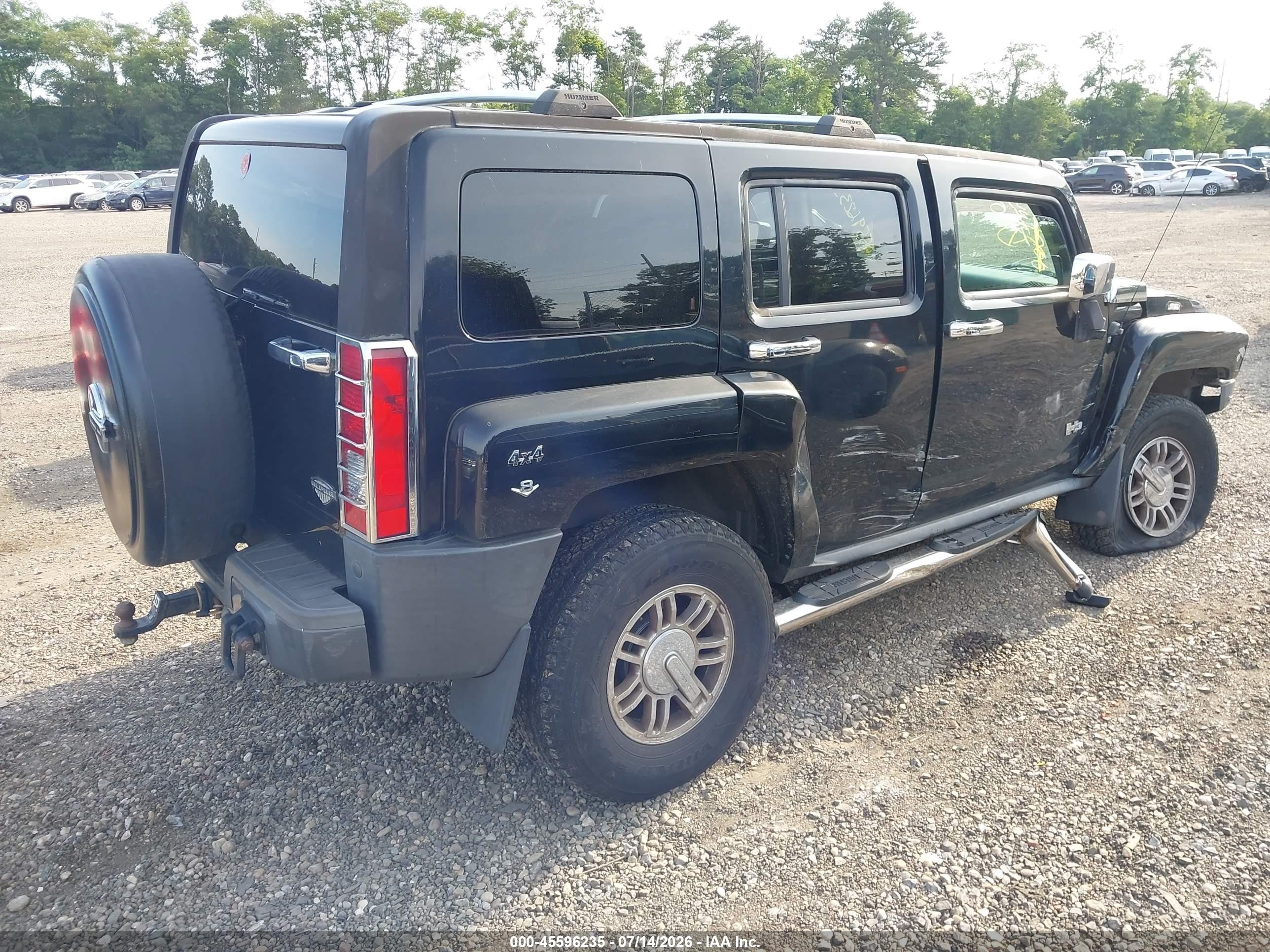 2008 Hummer H3 Suv Alpha Black vin: 5GTEN63L488185806